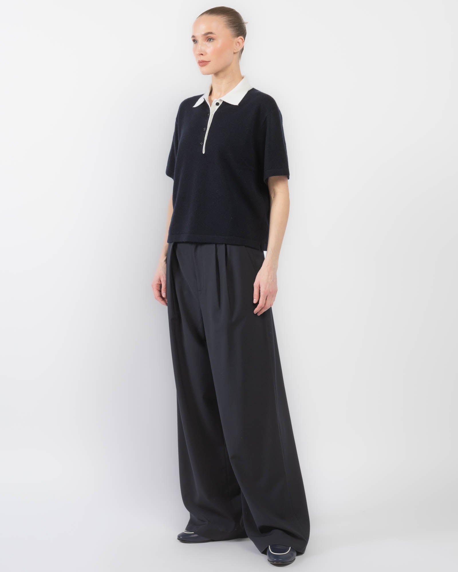 Polo Sweater 1/2 Sleeve