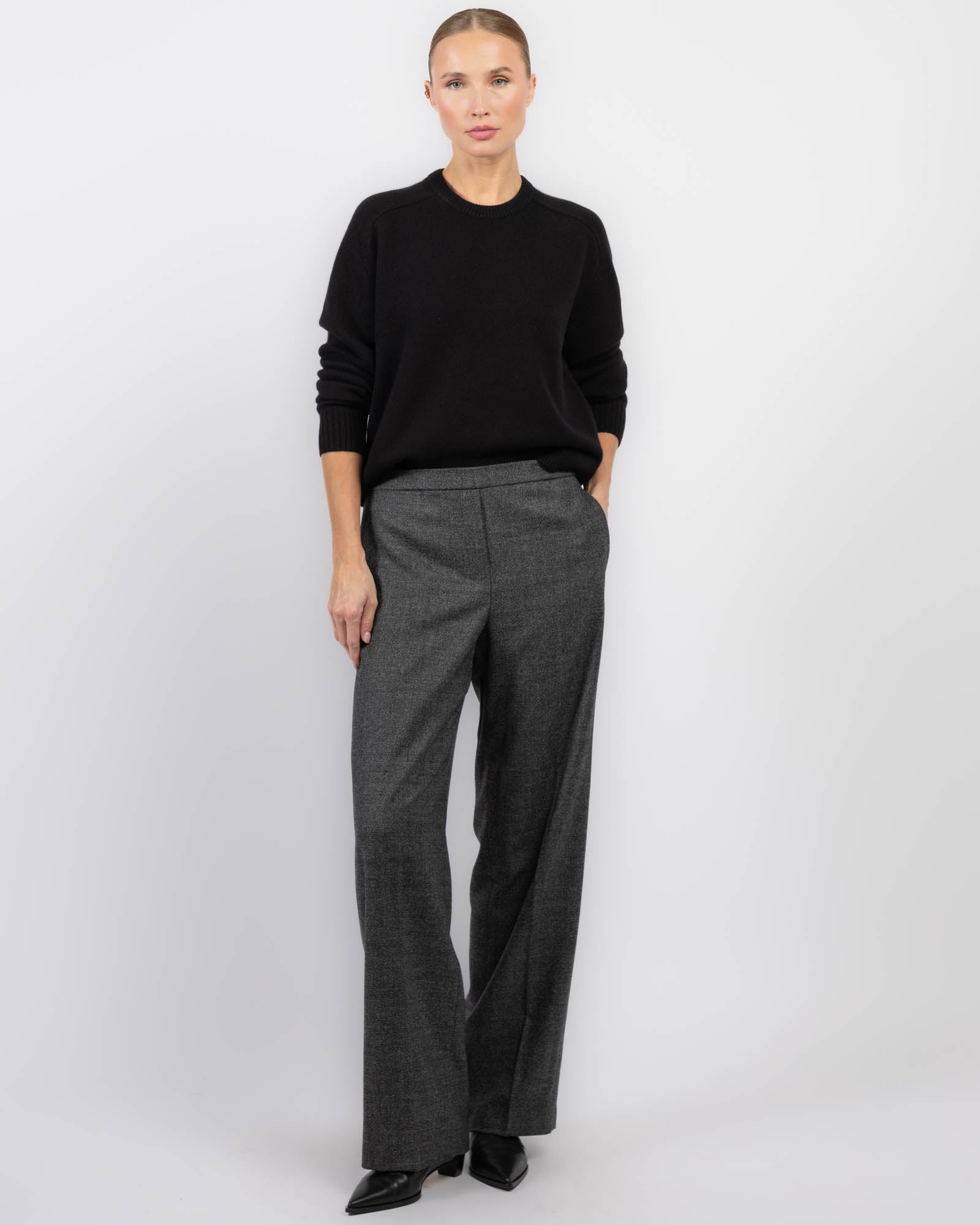 Crop Crewneck Sweater