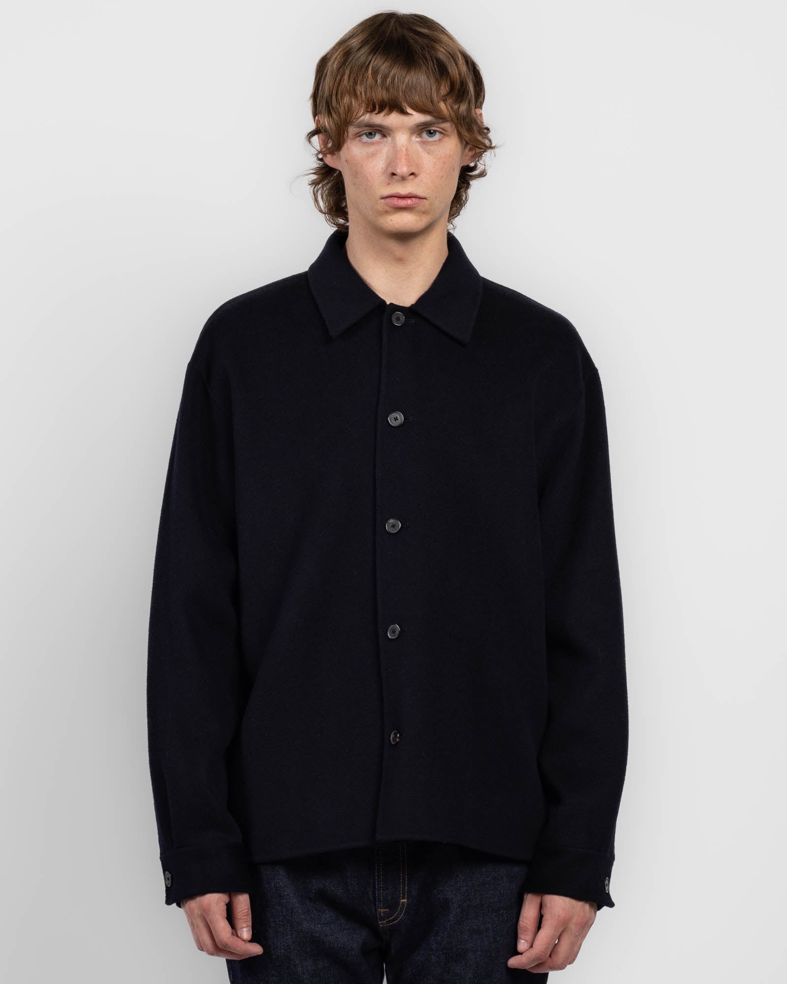 Double Face Wool Shirt Jacket