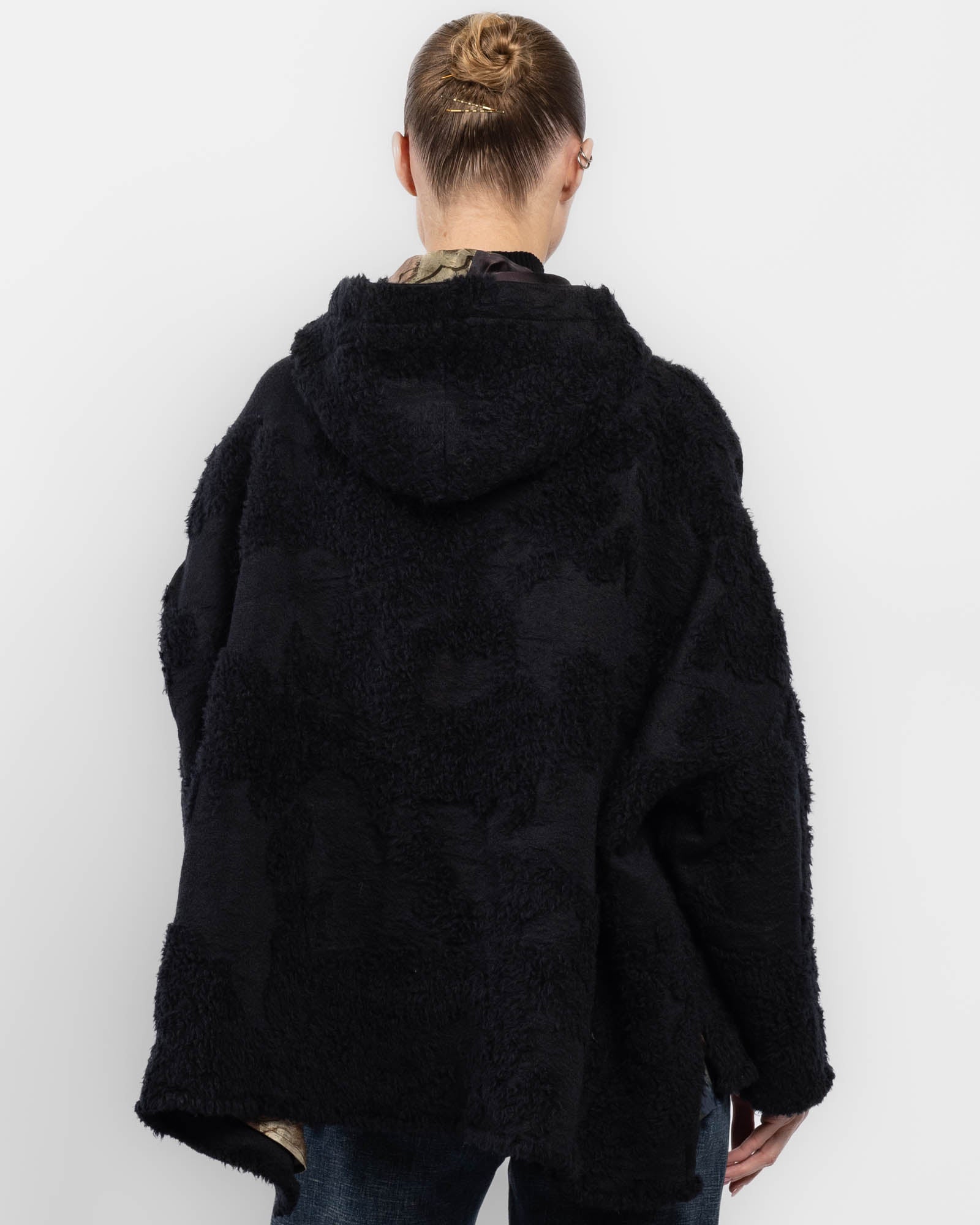 Bar Short Hoodie Coat