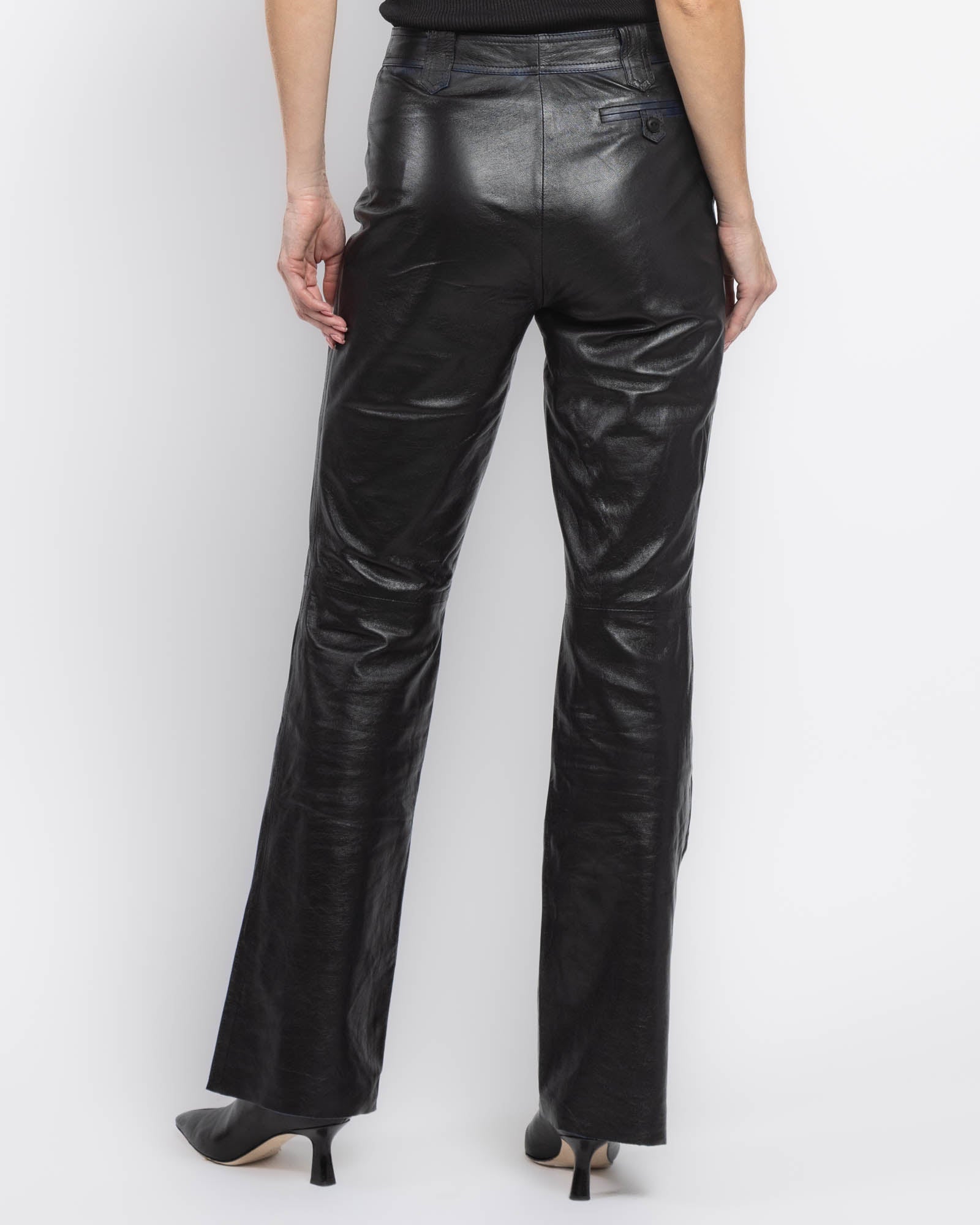 Pantalon en cuir Giorgio Brato X Jade