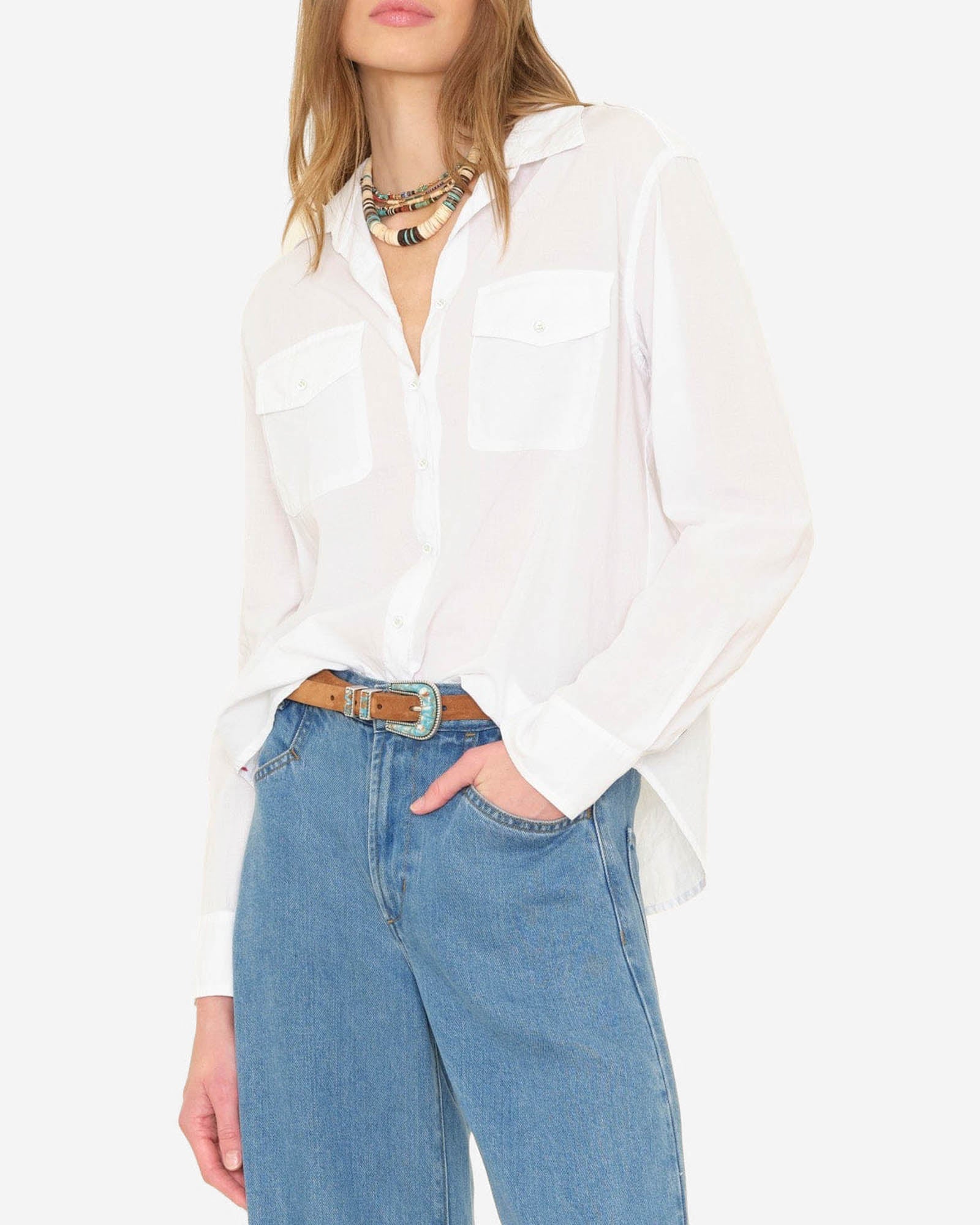 Phoebe Button-Up Shirt