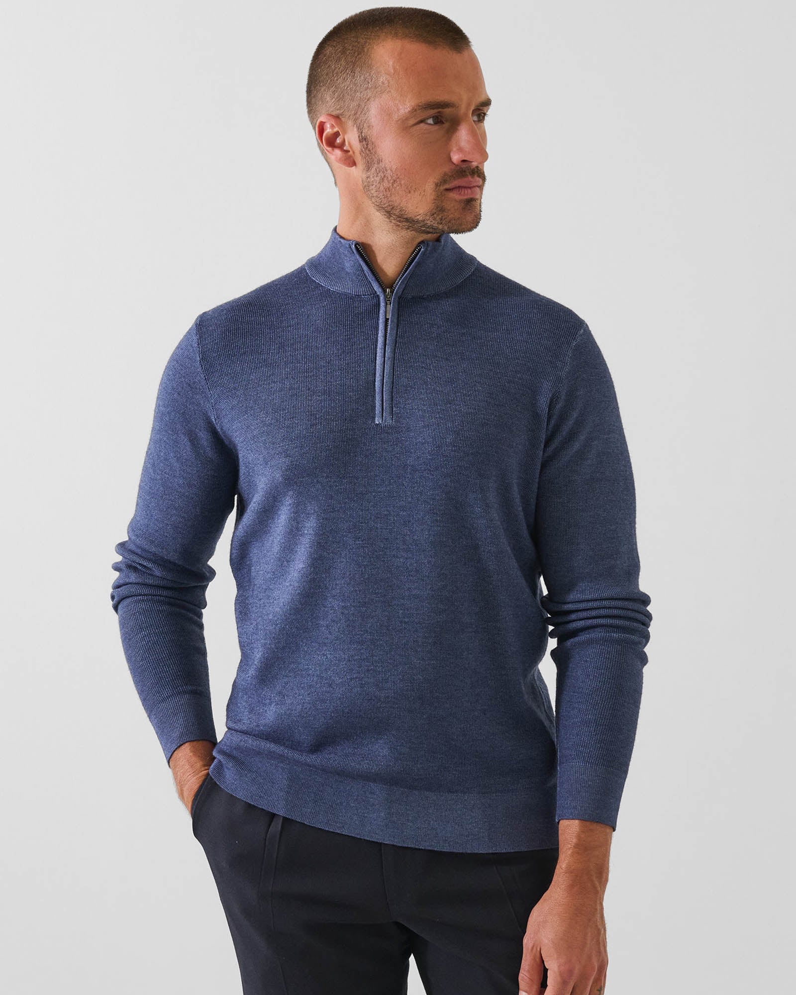 14 Gauge Vintage Quarter Zip Mock