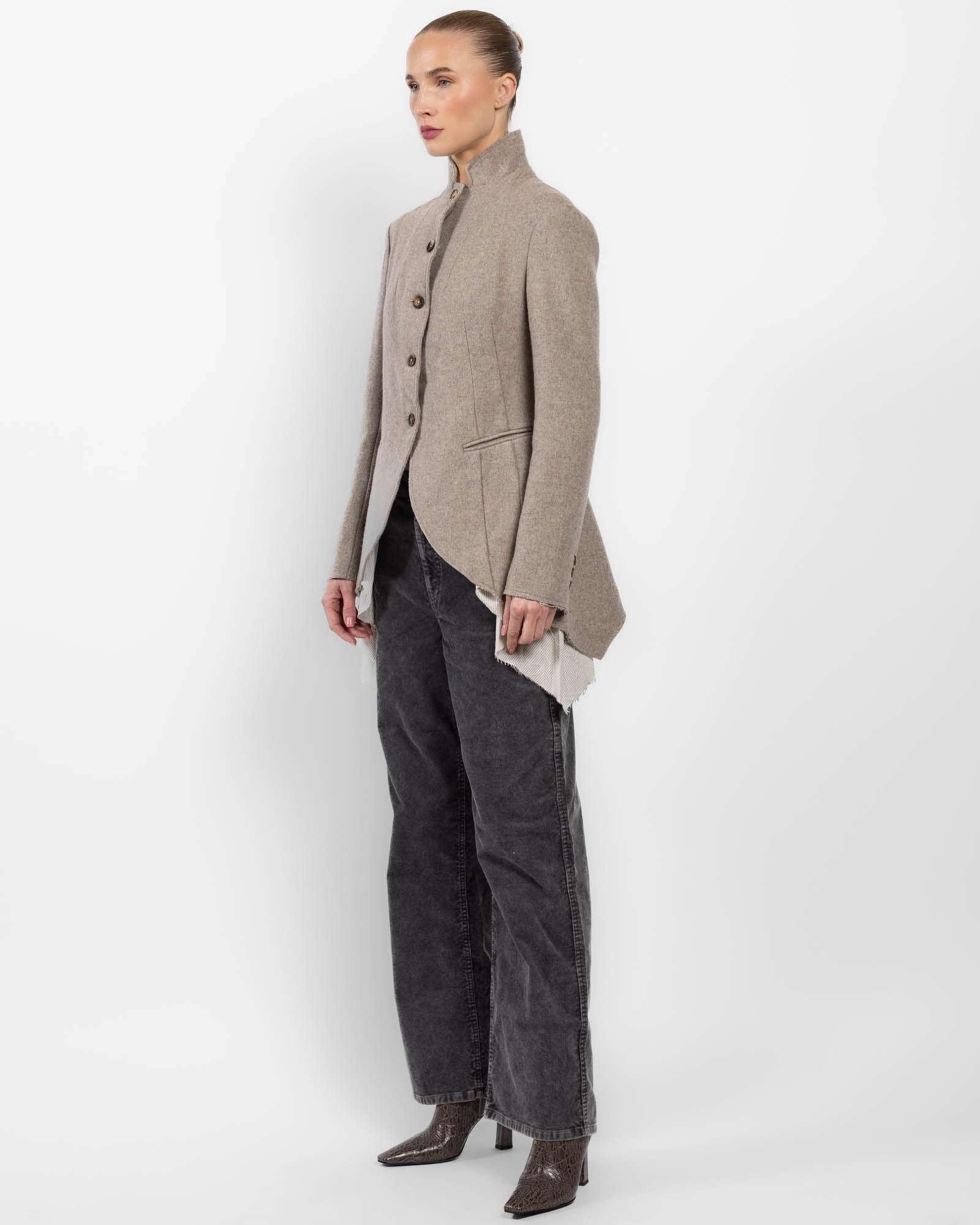 Victorian Raw-Edge Coat
