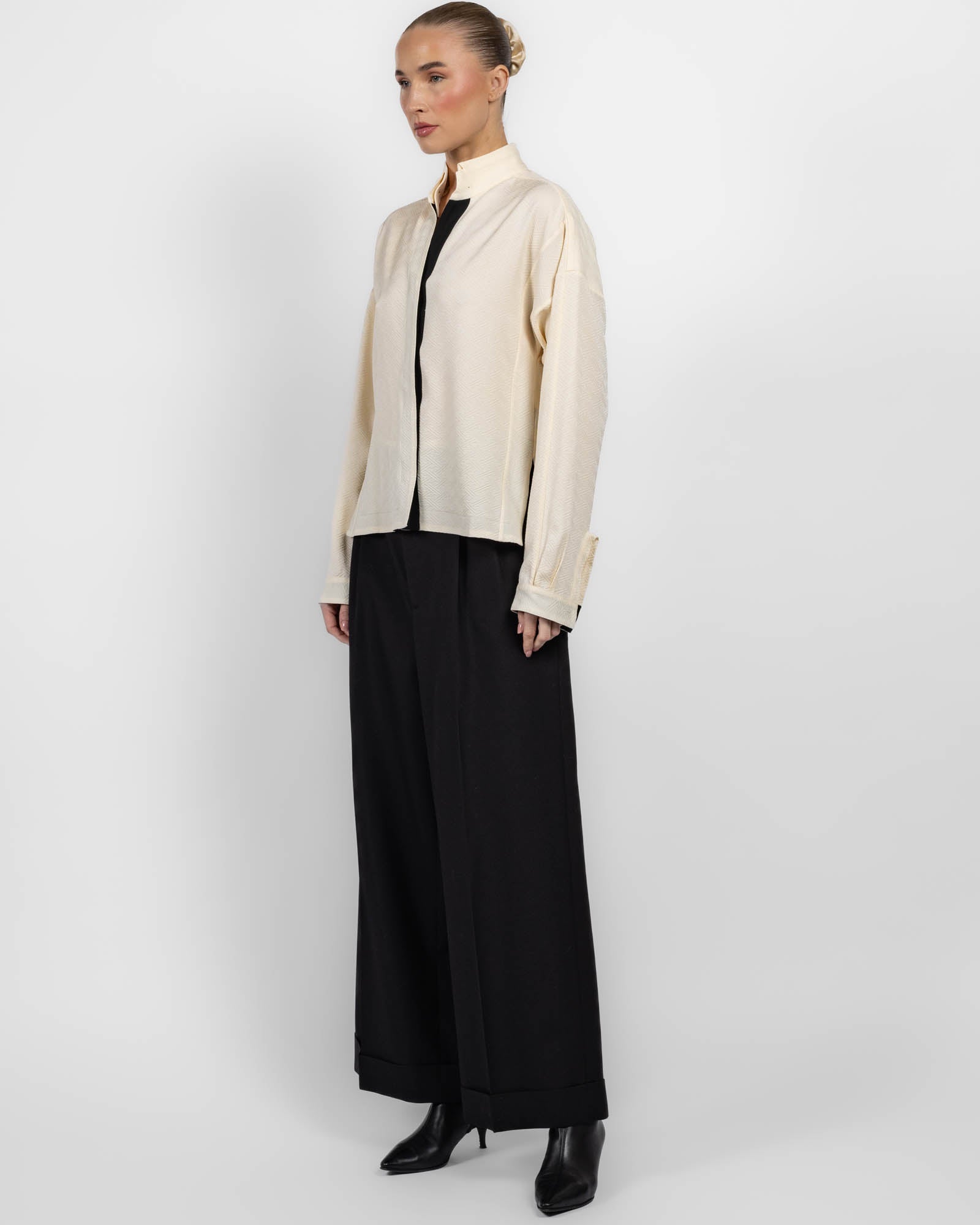 Chemise kimono en soie