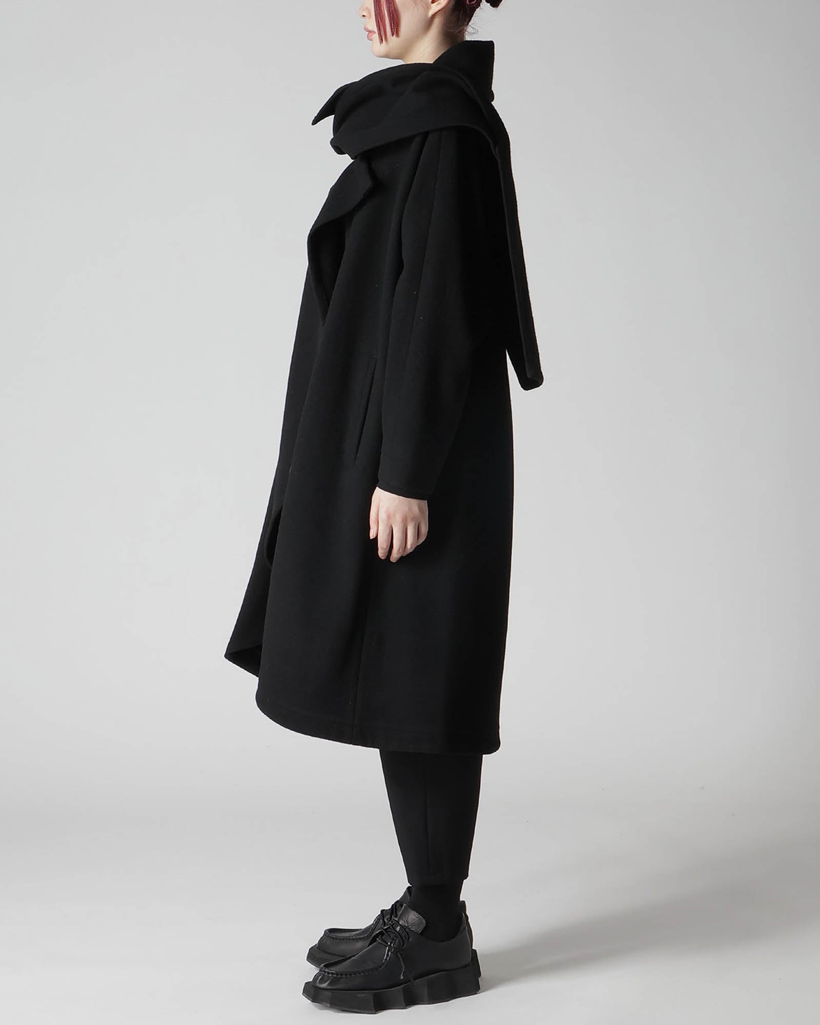 Stole Detail Coat