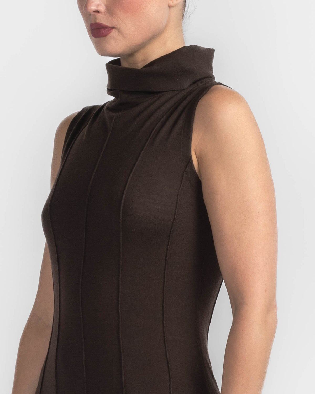 Funnel Neck Dress