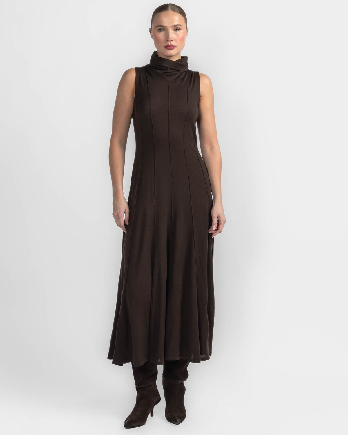 Funnel Neck Dress
