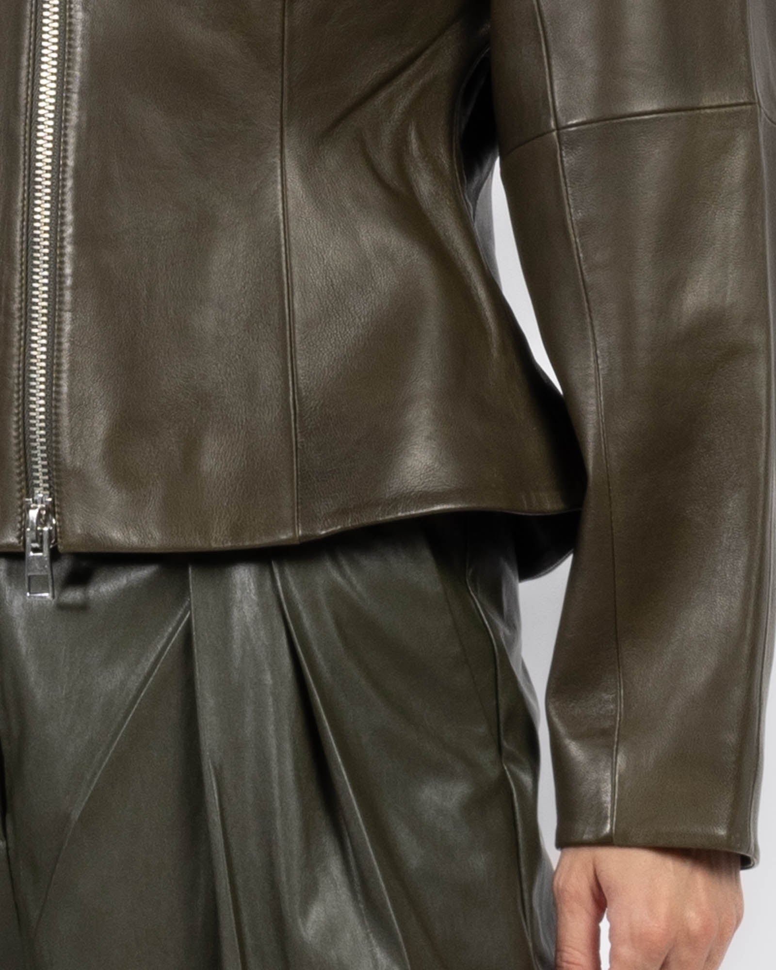 Fitted Leather Jacket