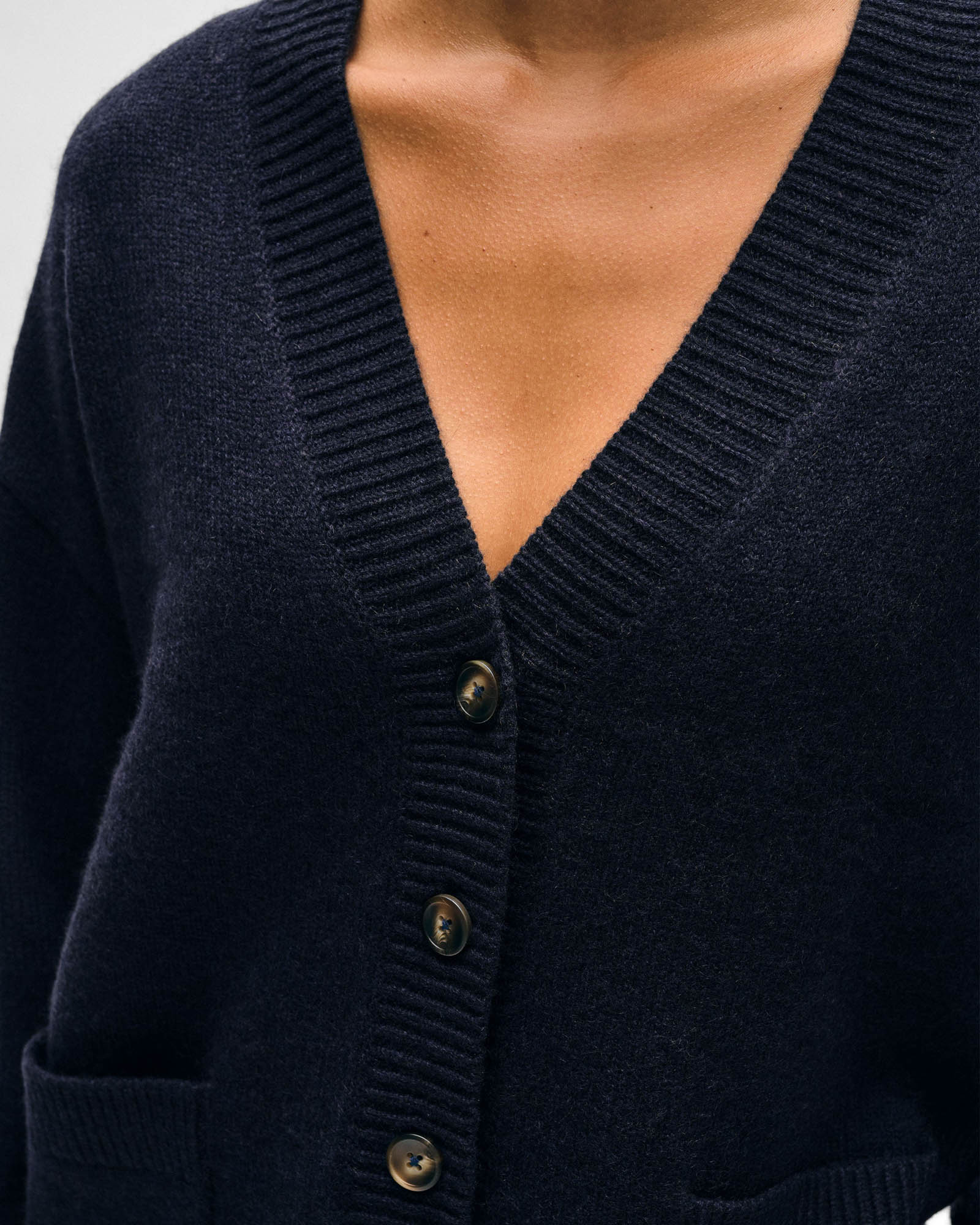Cardigan de poche de luxe