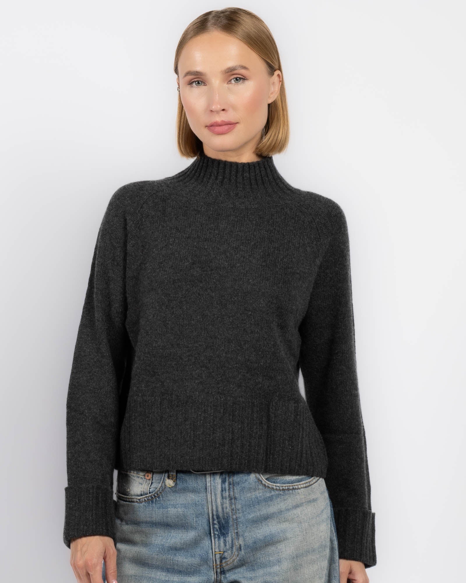 6 Ply Boxy Neck Sweater