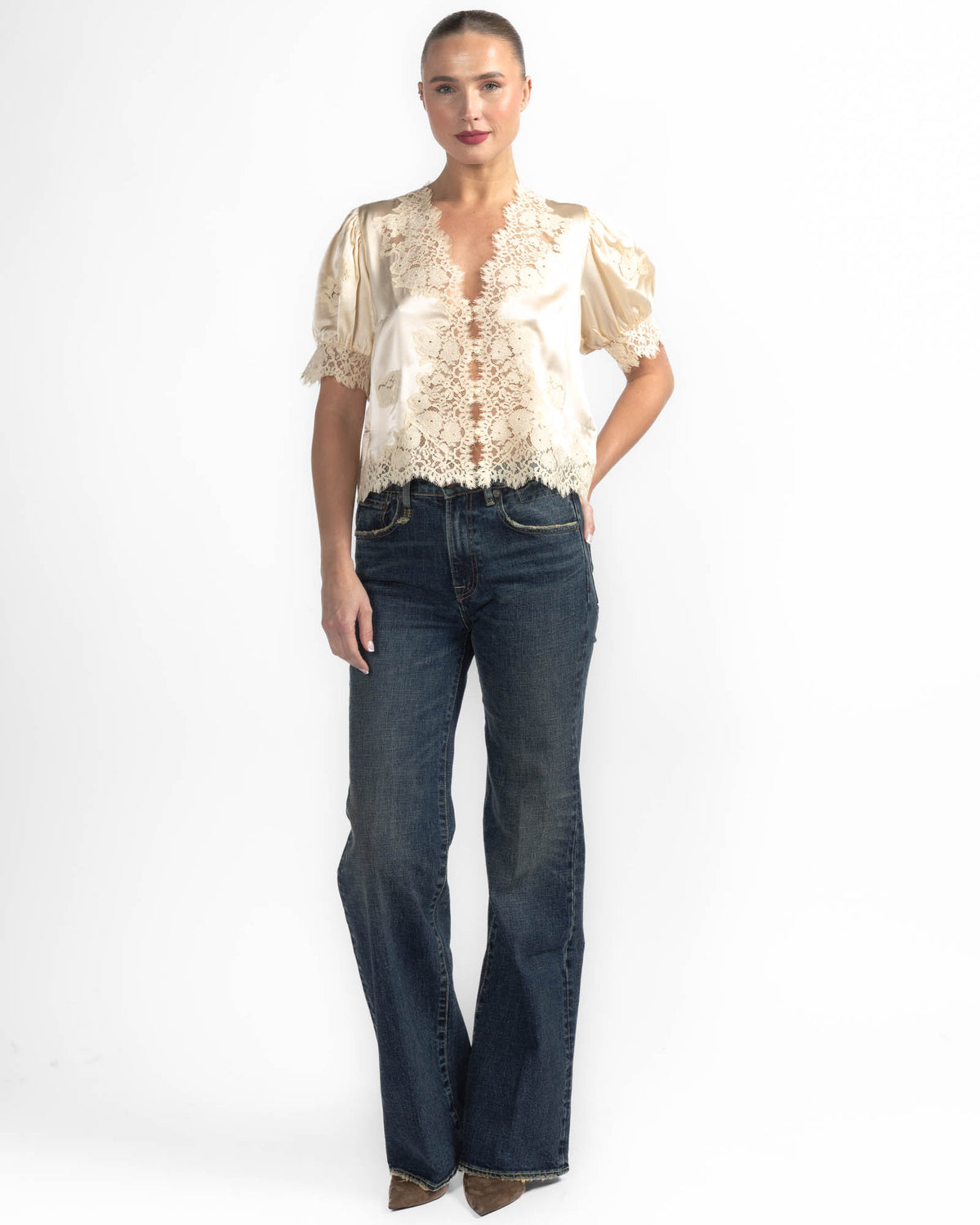 Idella Silk Satin Top