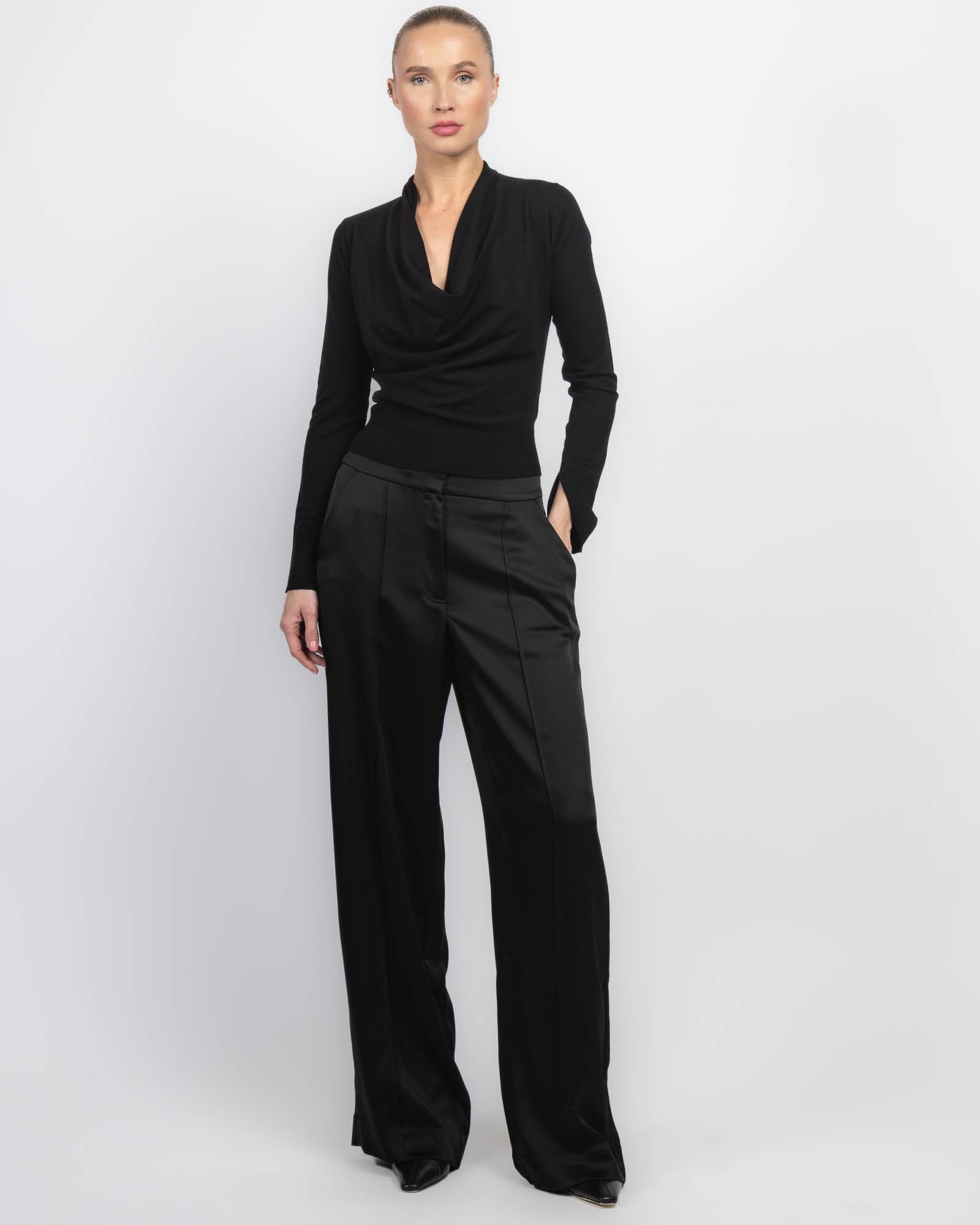 Natia Cowl Neck Top