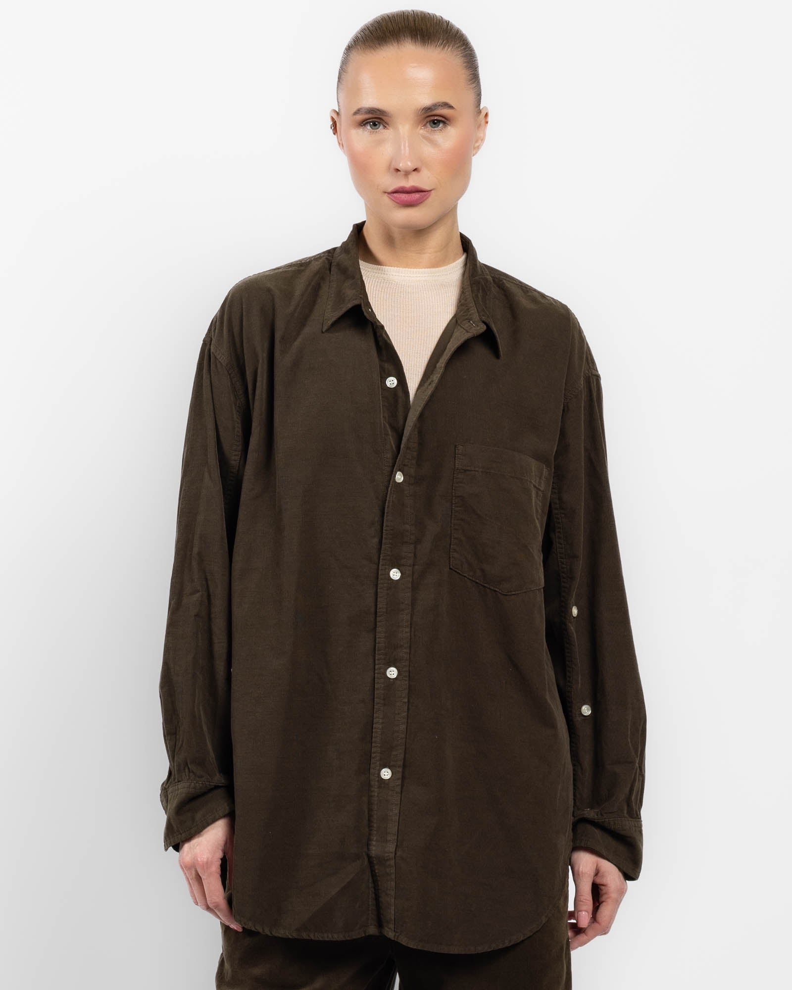 Chemise en velours côtelé Kayla