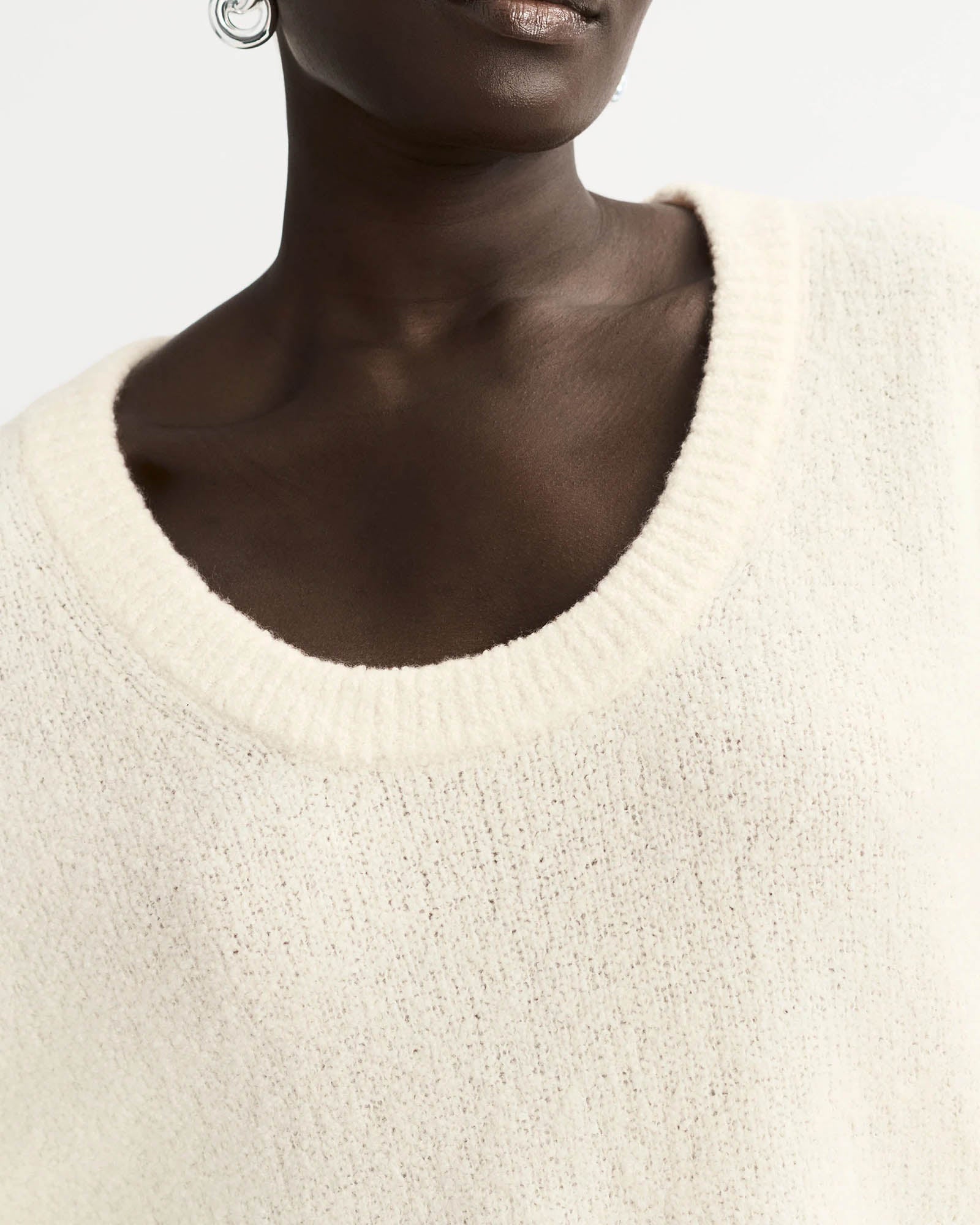 Boucle Crew Neck Sweater