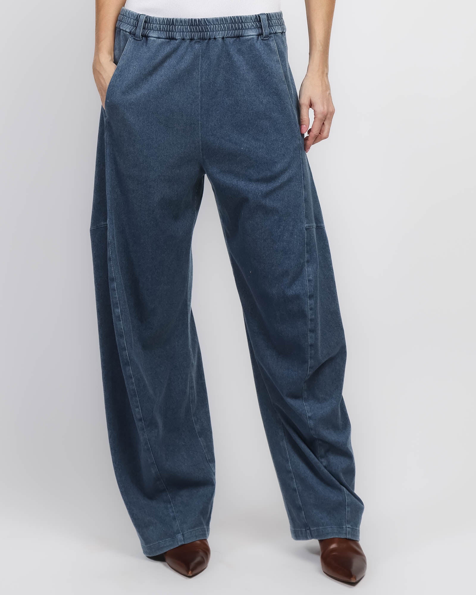 Pantalon en denim tricoté Winslow