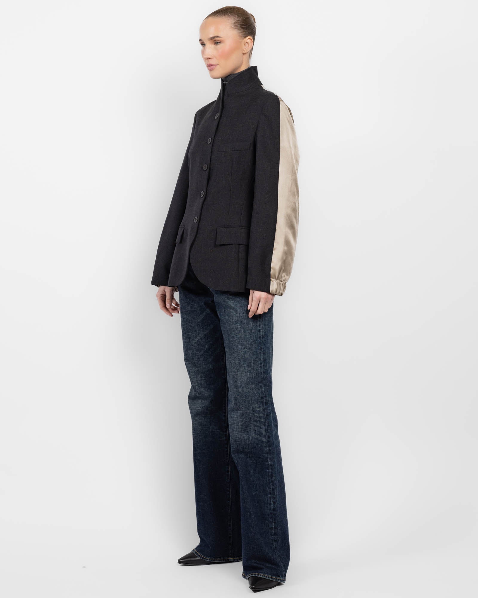 Blouson aviateur en laine