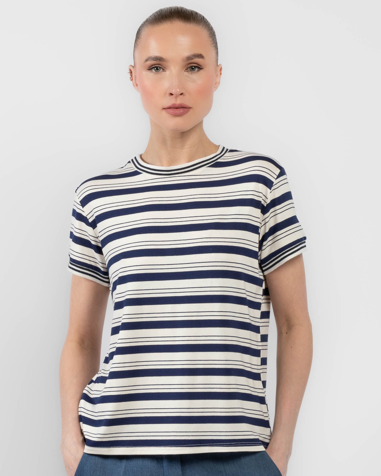 Stripe Crew Top