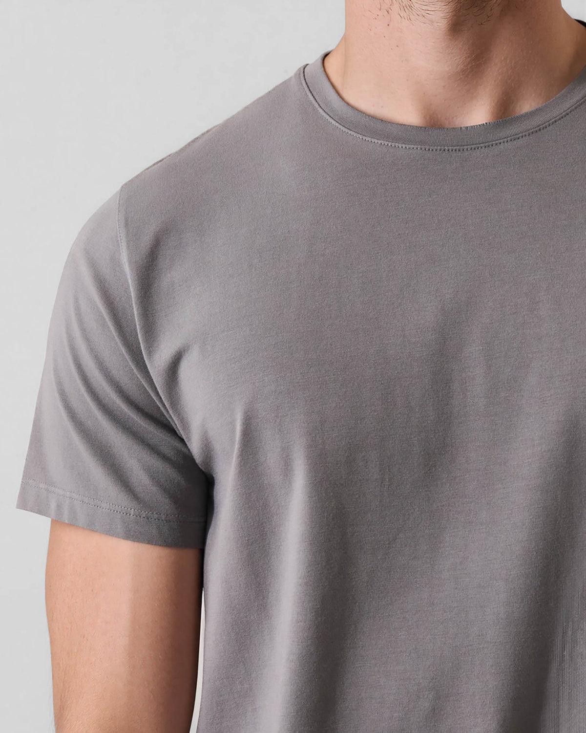 Short Sleeve Stretch Crew Neck Tee