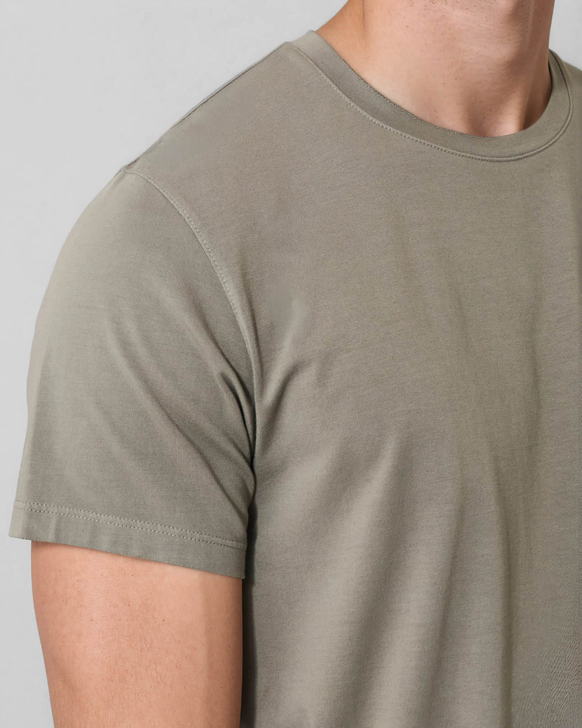 Short Sleeve Stretch Crew Neck Tee