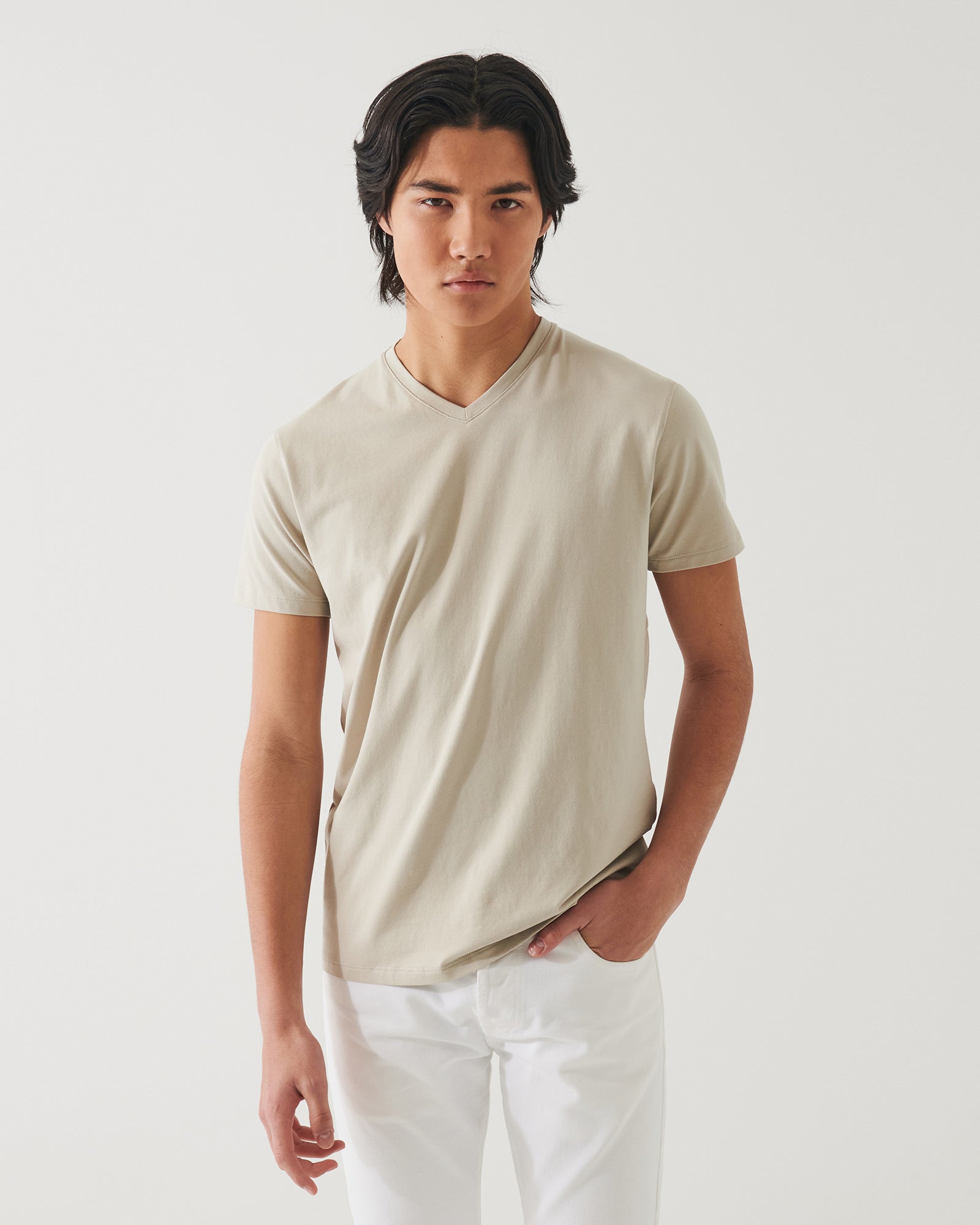V-Neck Stretch Tee