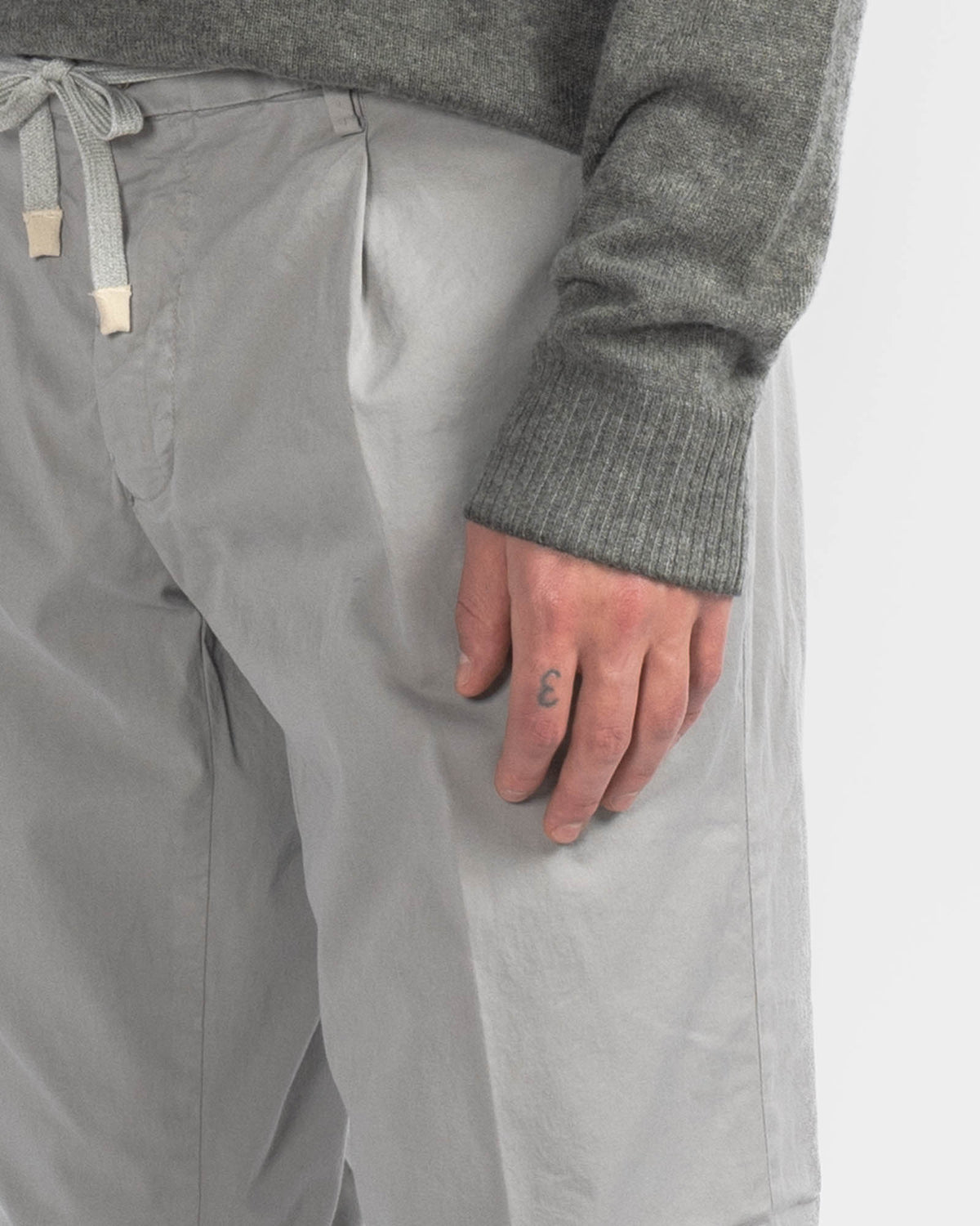 Twill Drawstring Pant