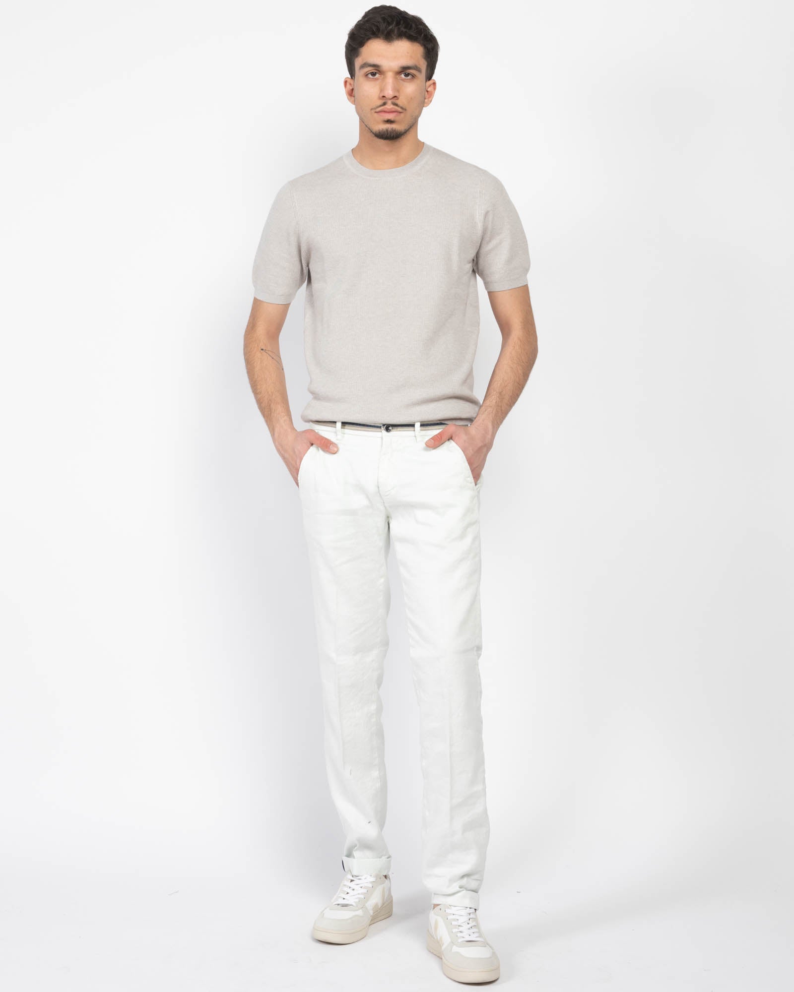 Ribbon Waist Chinos