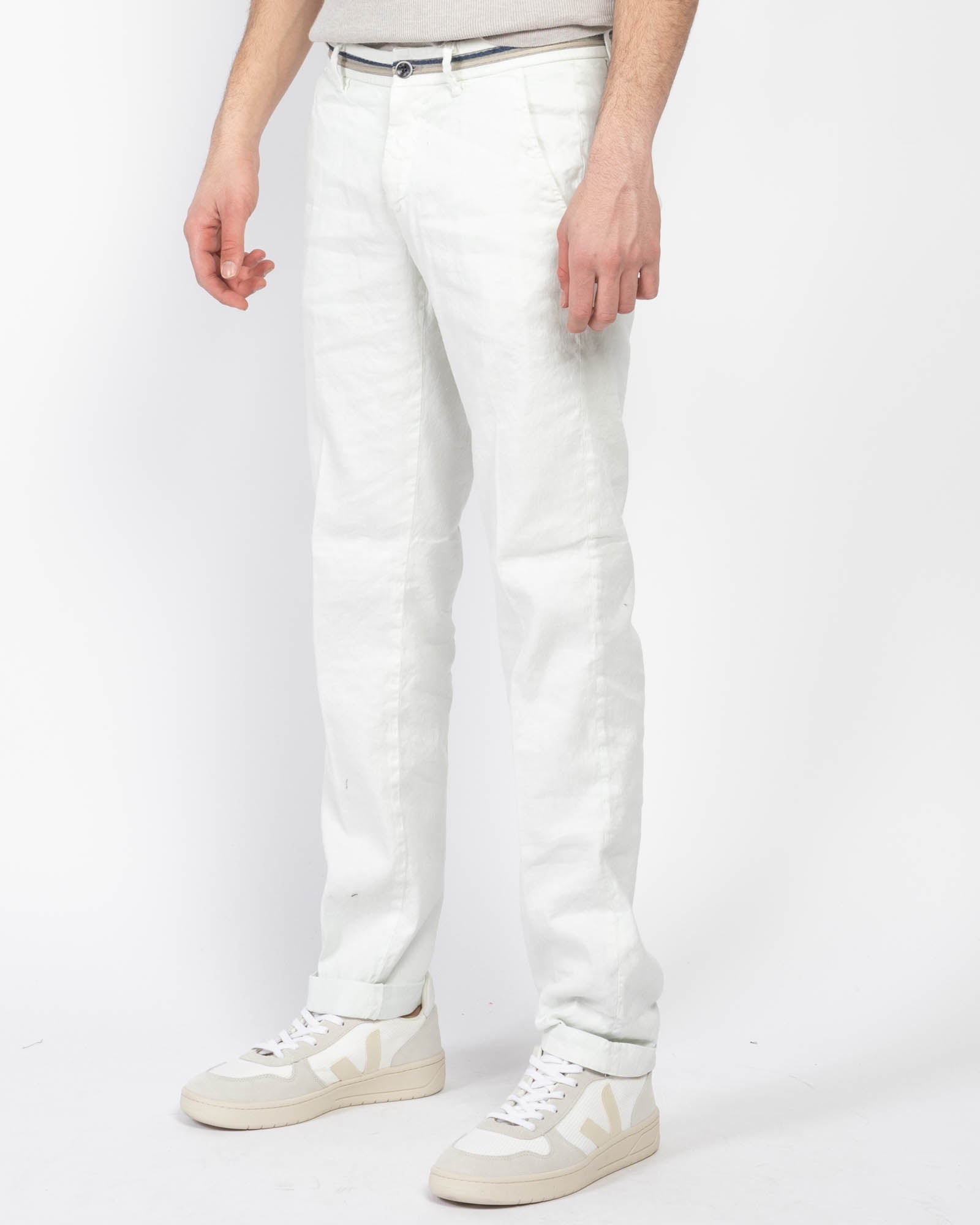 Ribbon Waist Chinos