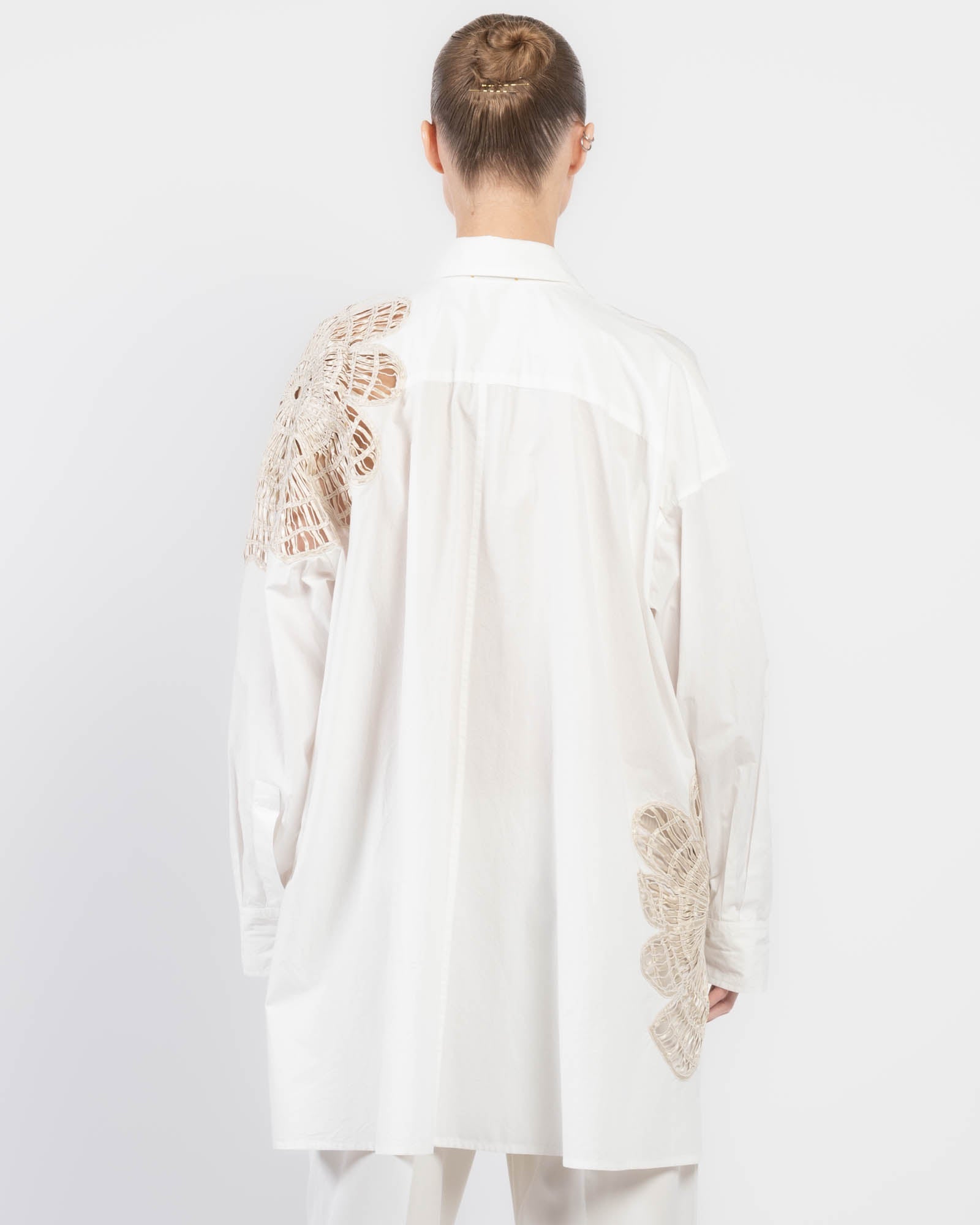 Flower Poplin Shirt