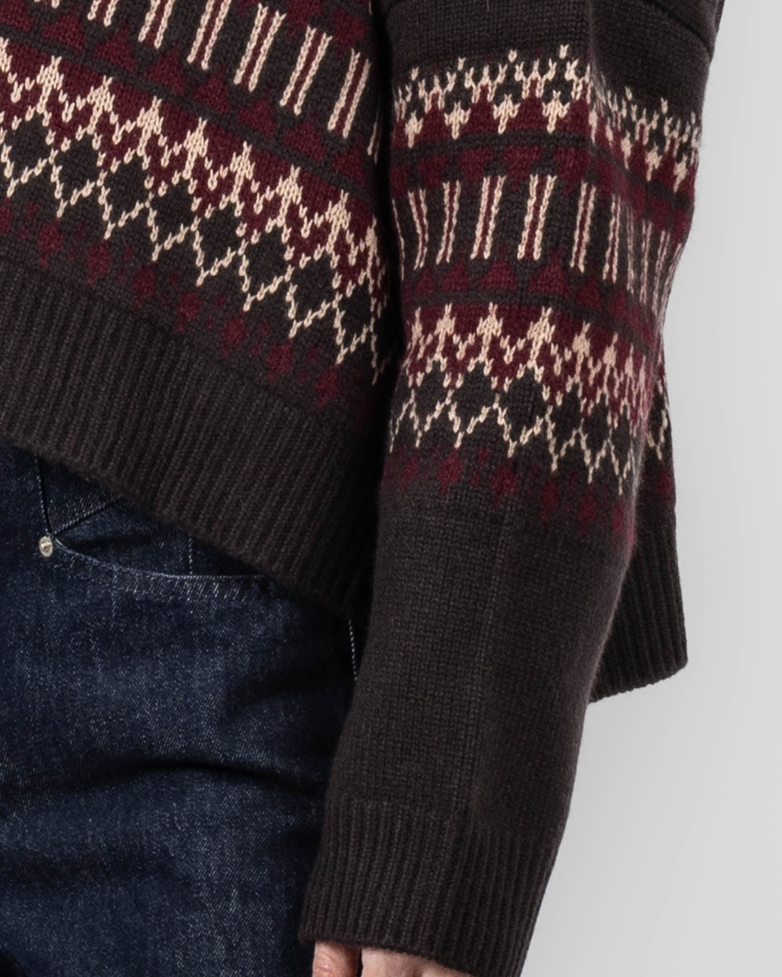 Elliot B Fair Isle Cardigan