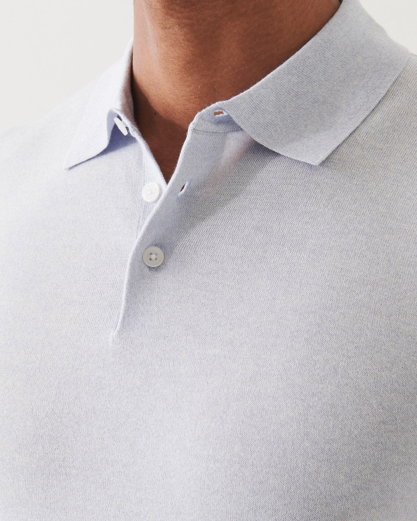 Cupro Button Polo
