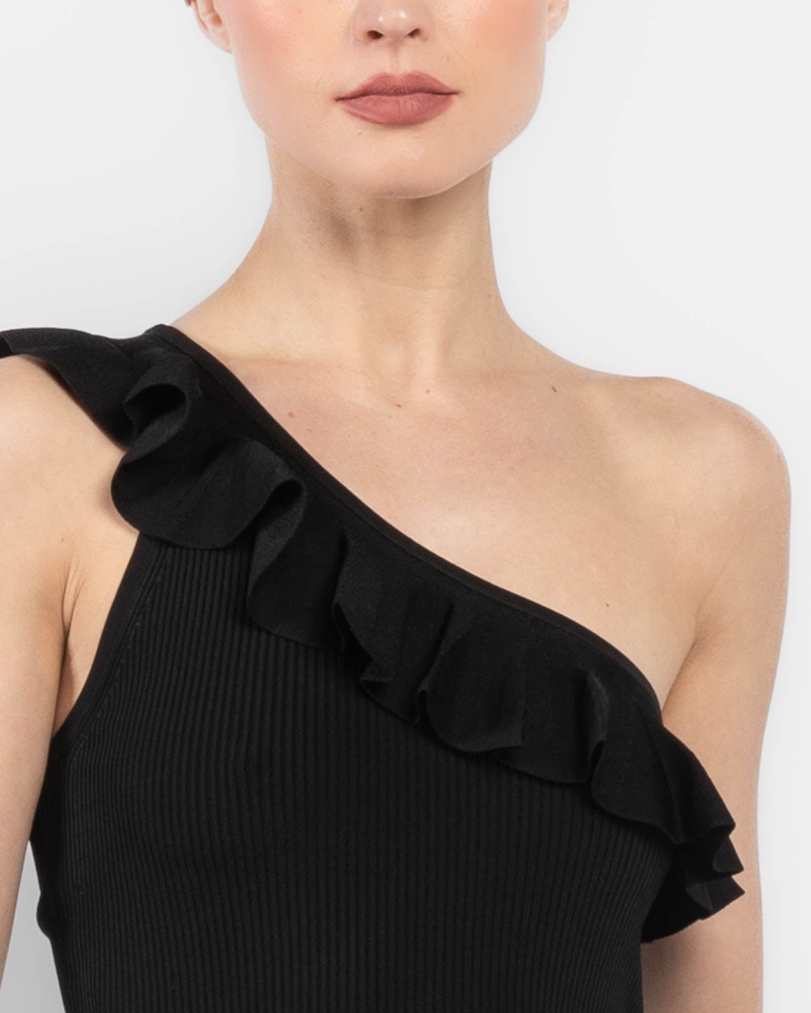 Rhiannon Frill Asymmetric Top