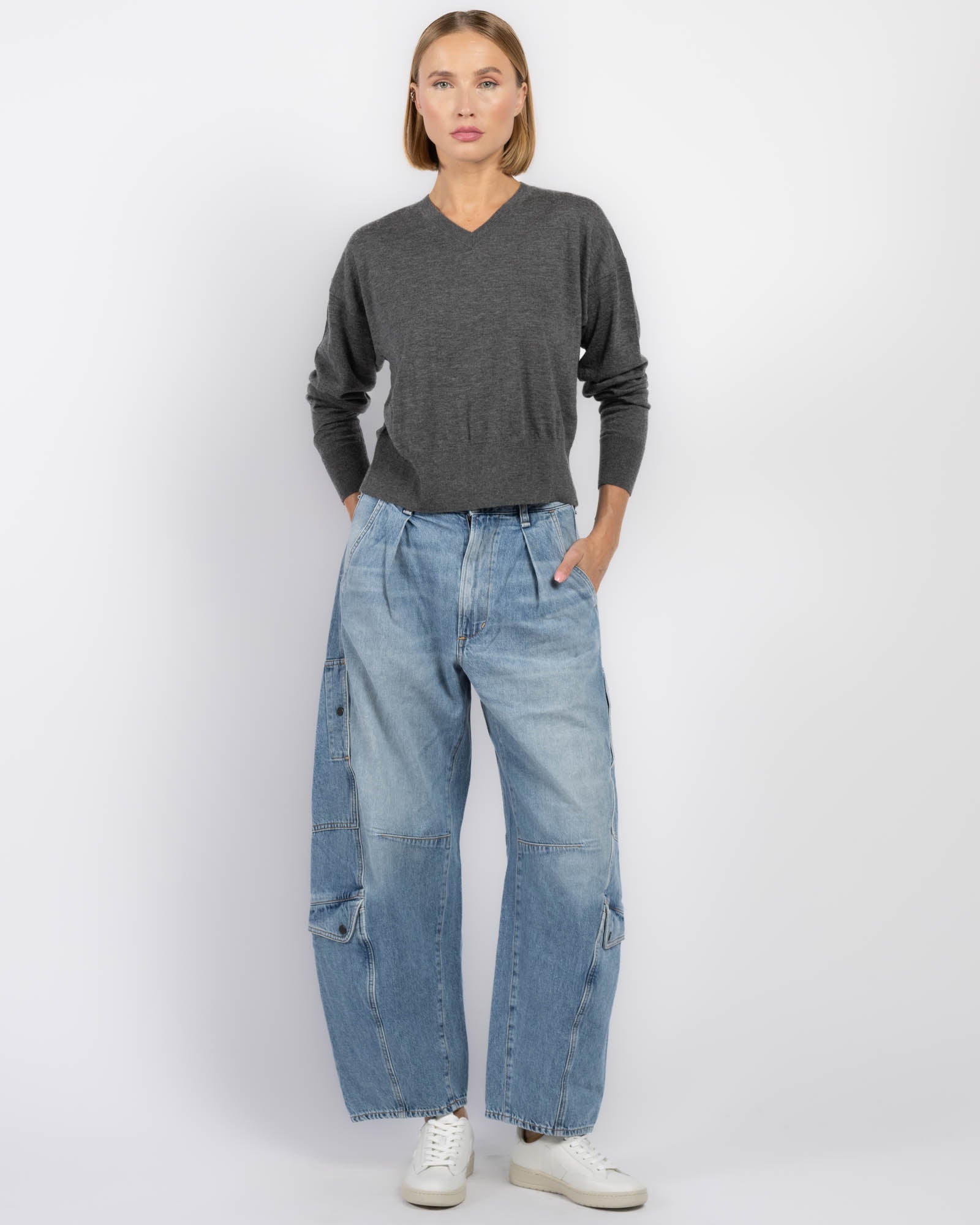 High V-Neck Sweater