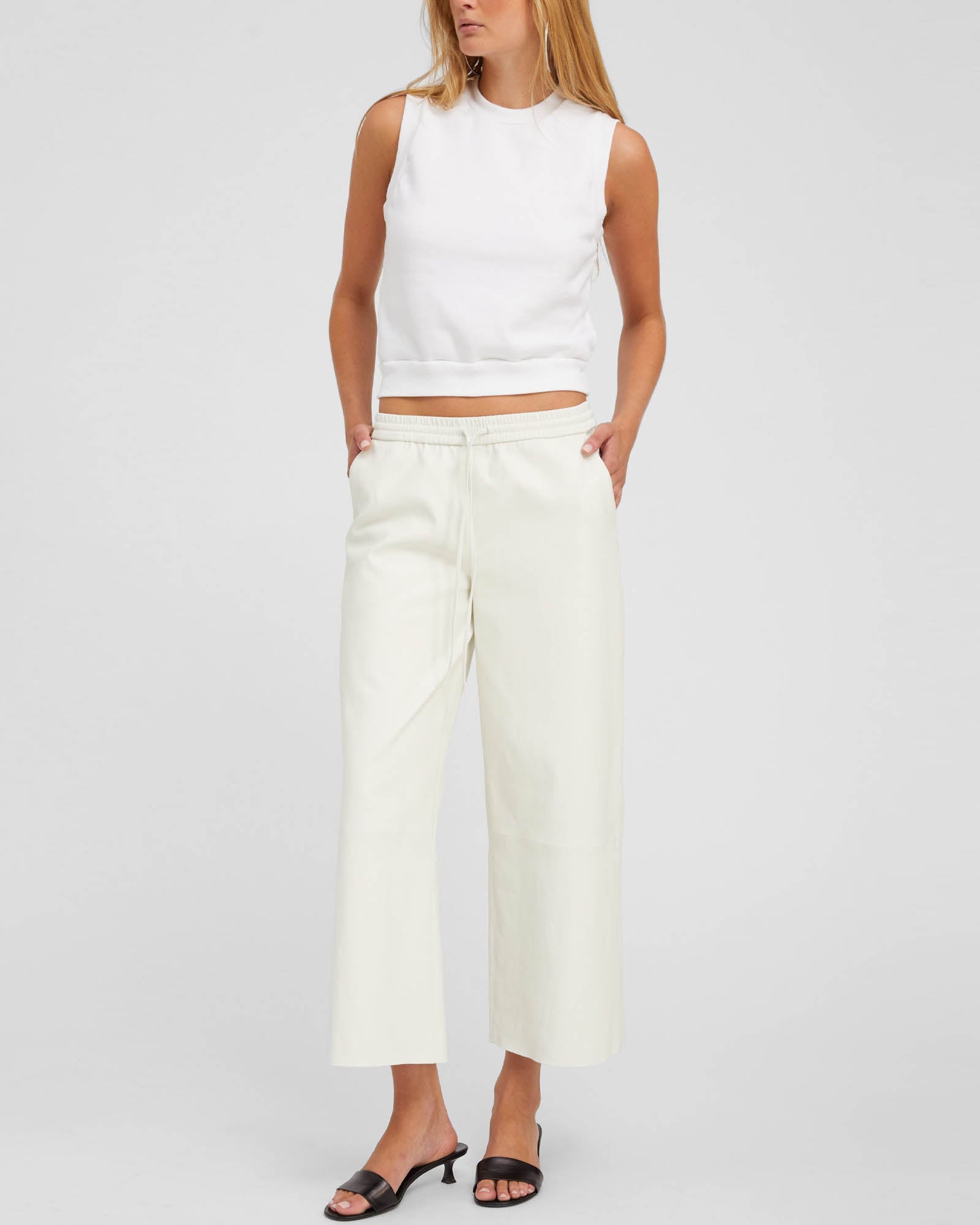 Pantalon ample court