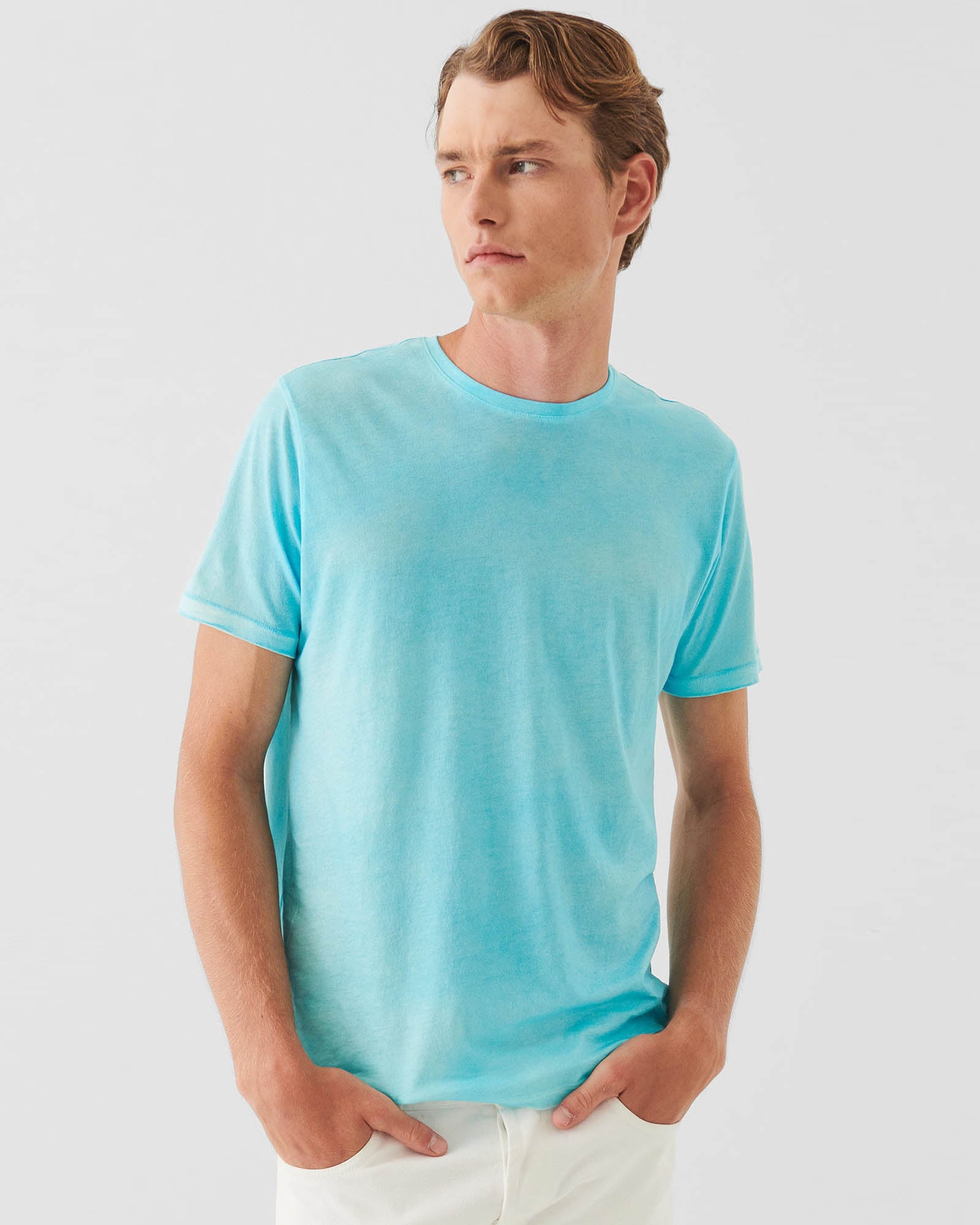 Pima Cotton Spray Wash Tee