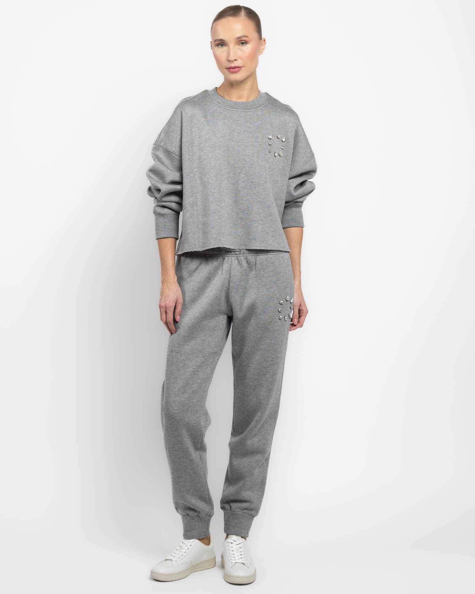 Crewneck Sweatshirt With Stones