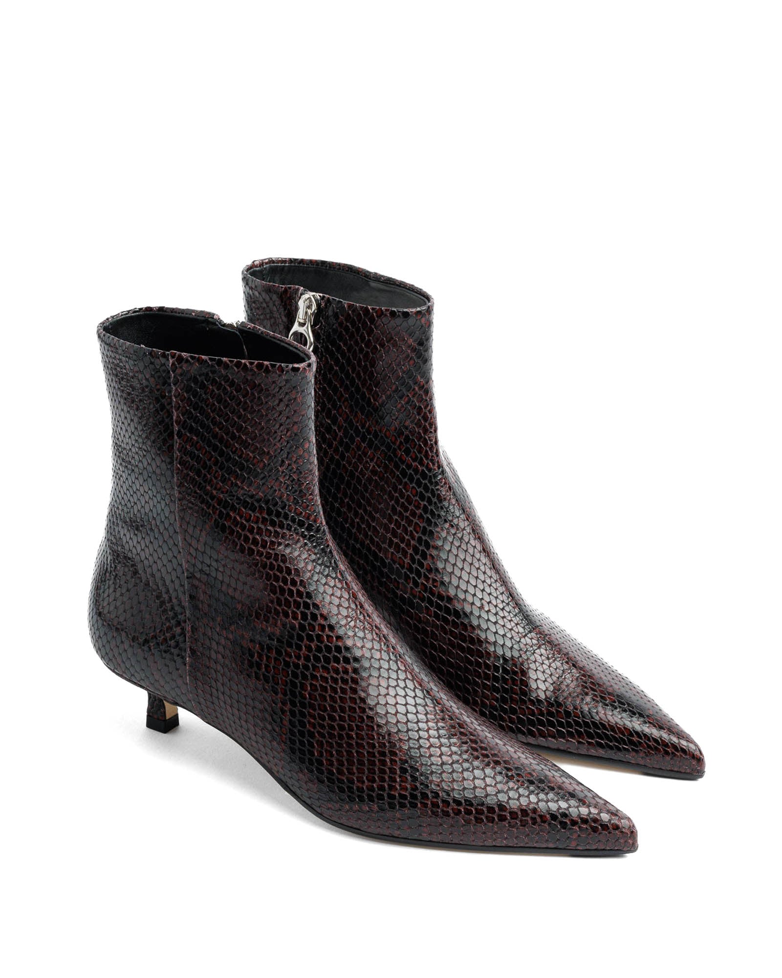 Sofie Snake Print Bootie