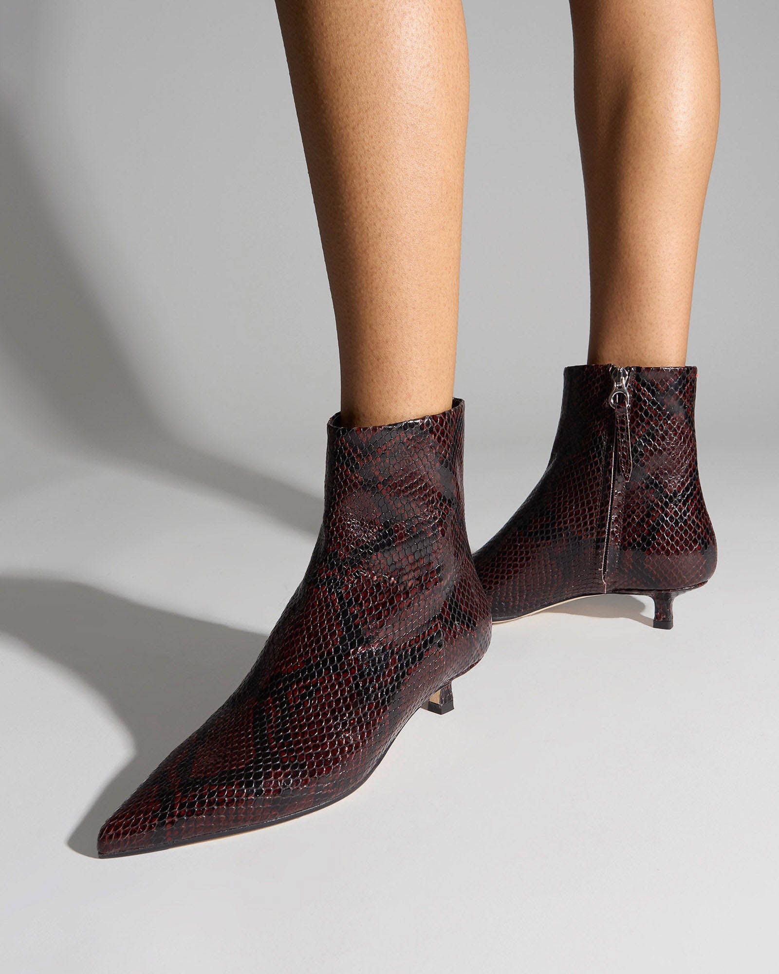 Sofie Snake Print Bootie