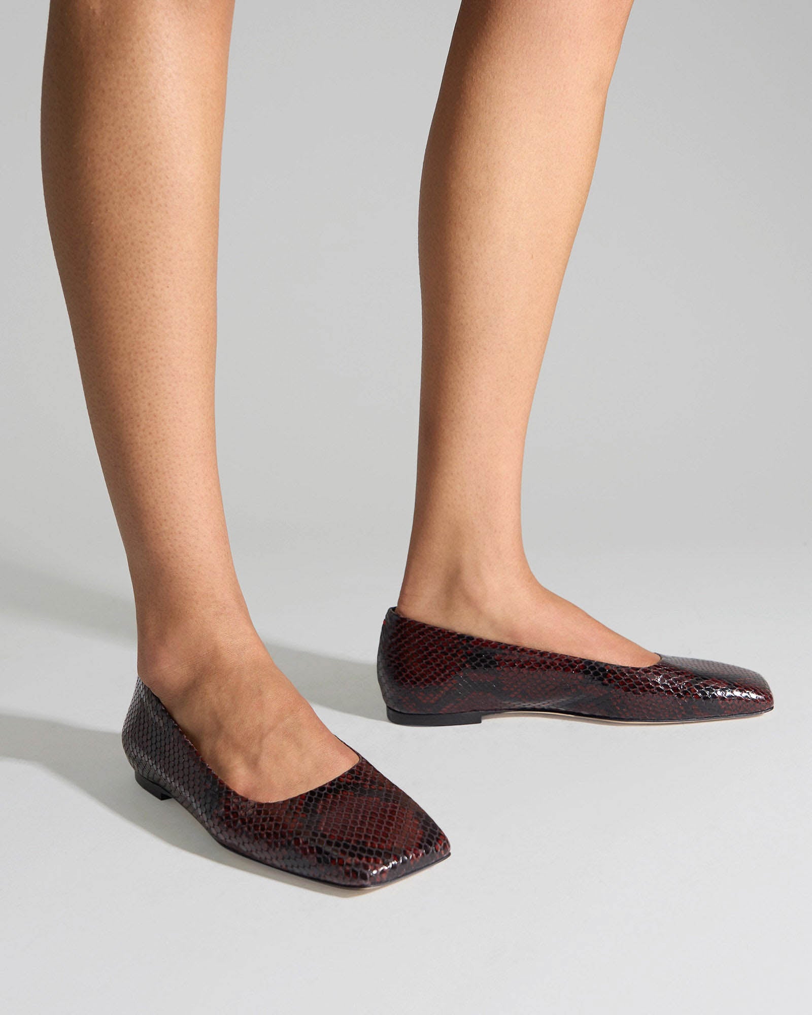 Matti Snake Print Flats