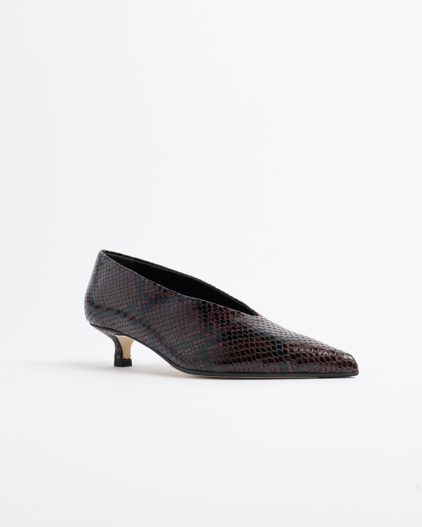 Clara Snake Print Heel