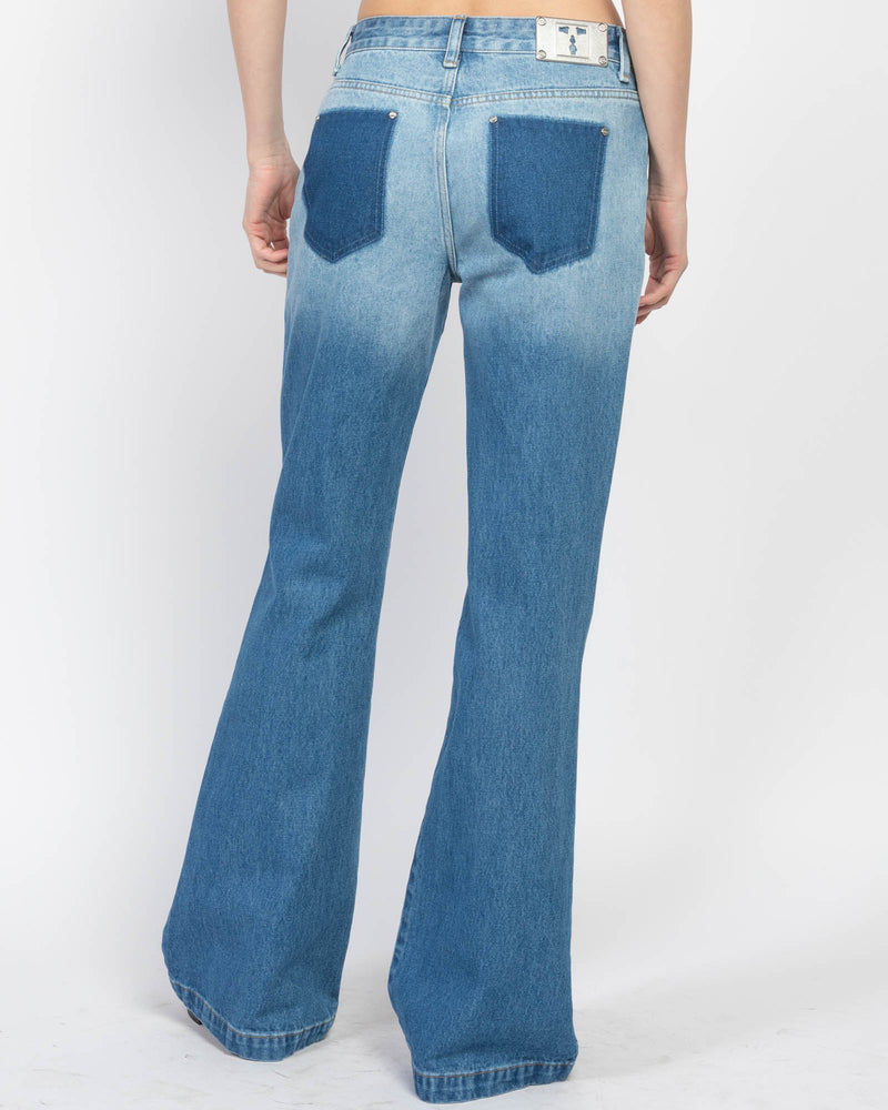 Faded Bootcut Jeans