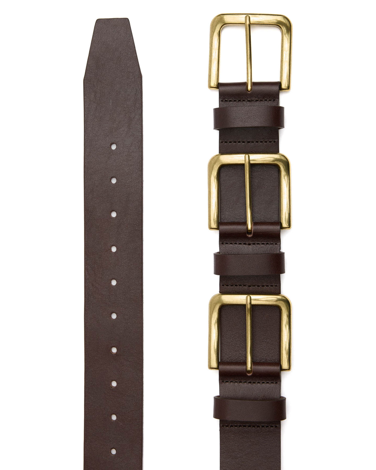 Triple Buckle Arthur Belt