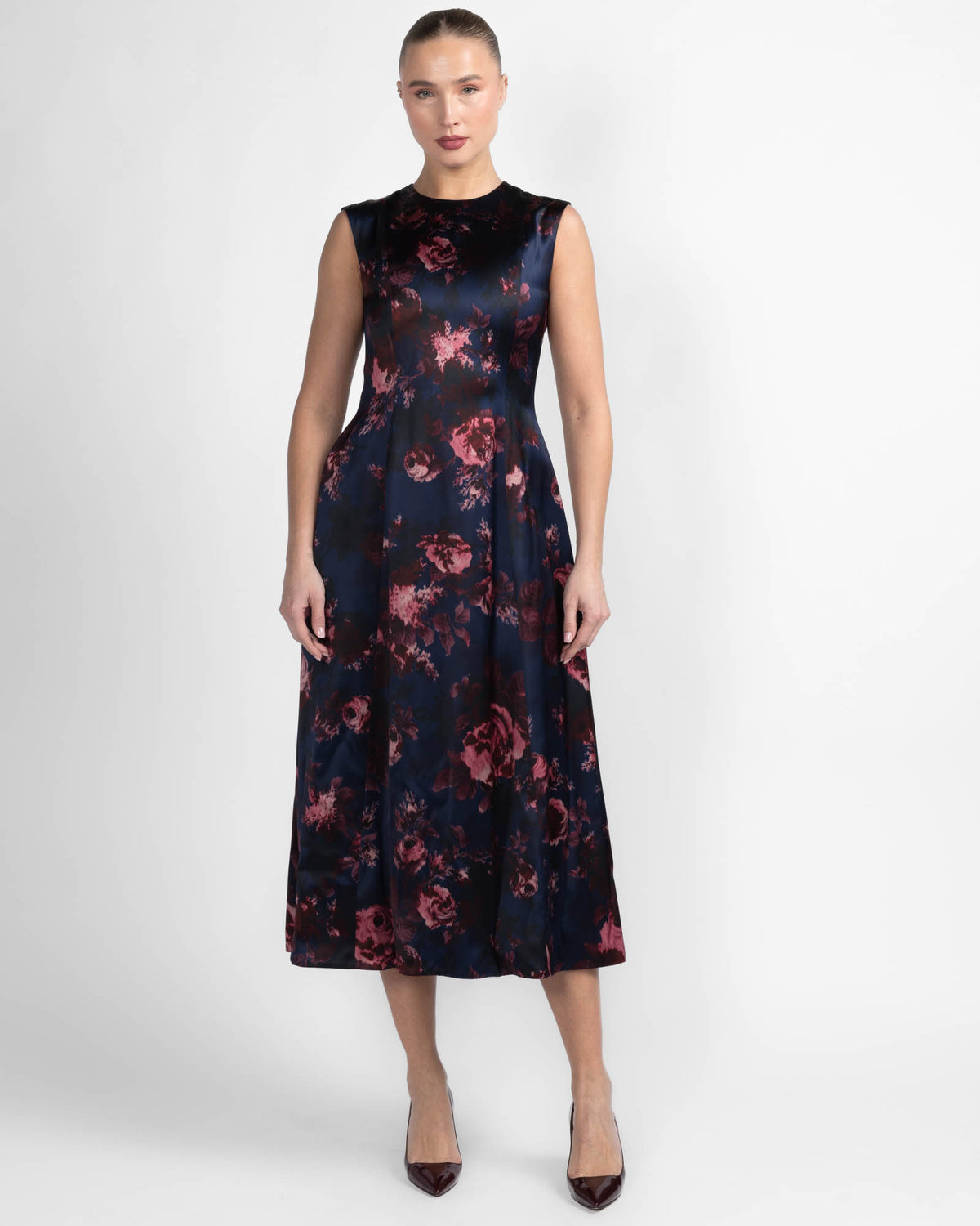 Duchess Sleeveless Midi Dress