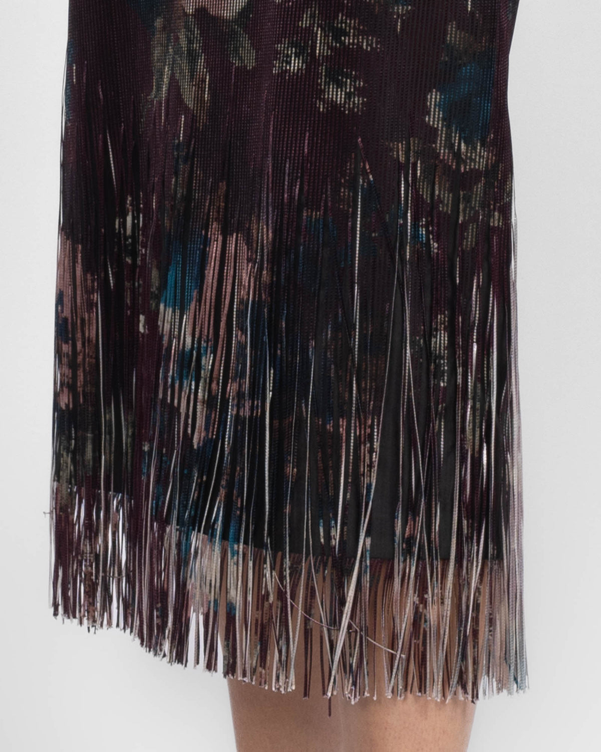 Jacquard Sleeveless Midi Dress