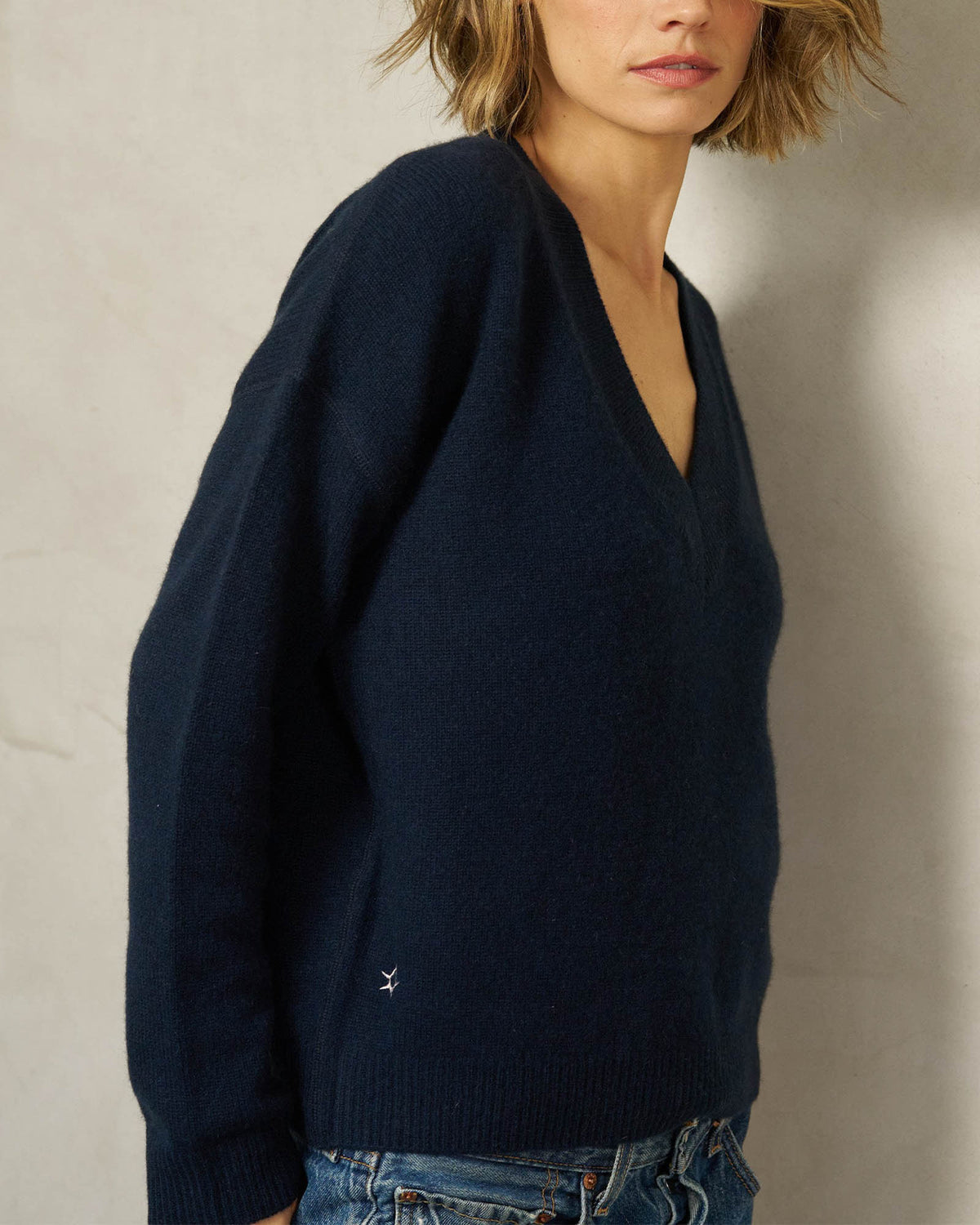 Chunky V Sweater