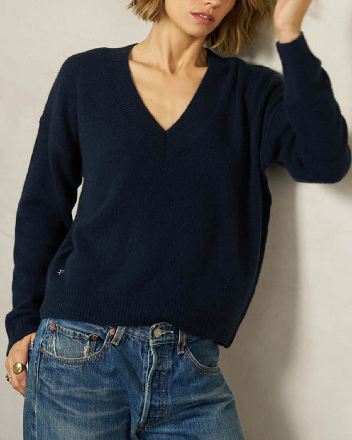 Chunky V Sweater