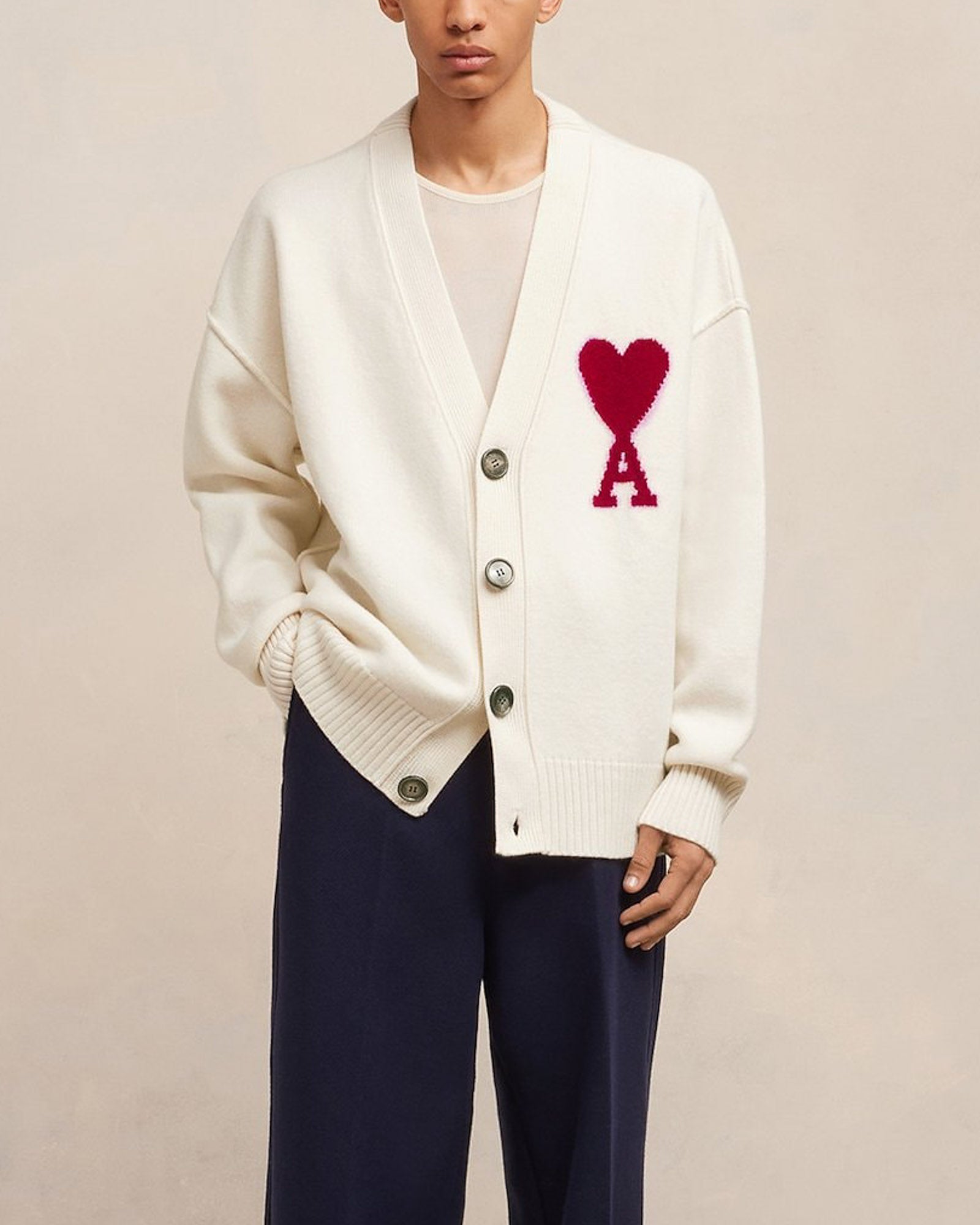 Red Ami De Coeur Cardigan