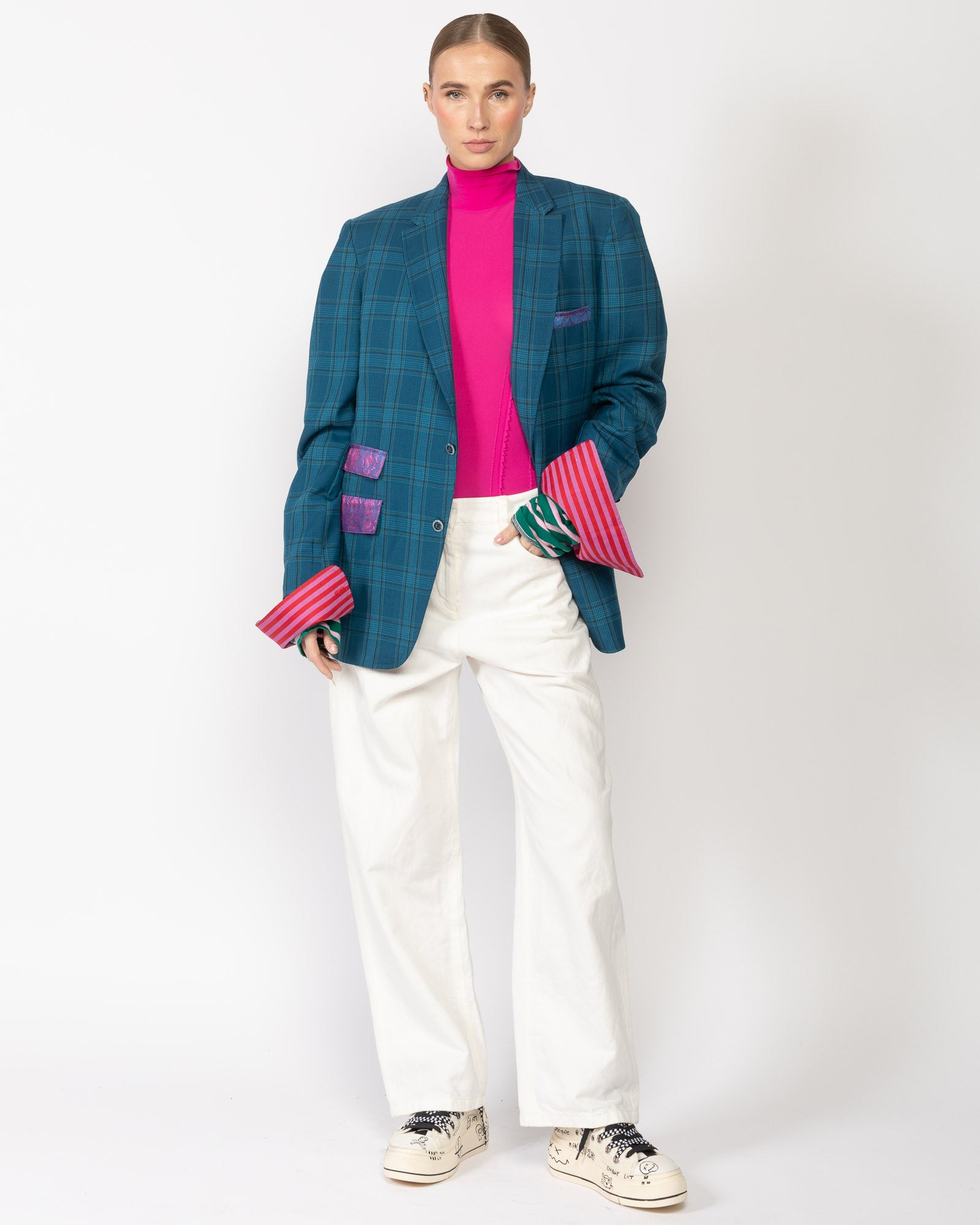 Blazer 3 yeux amusants