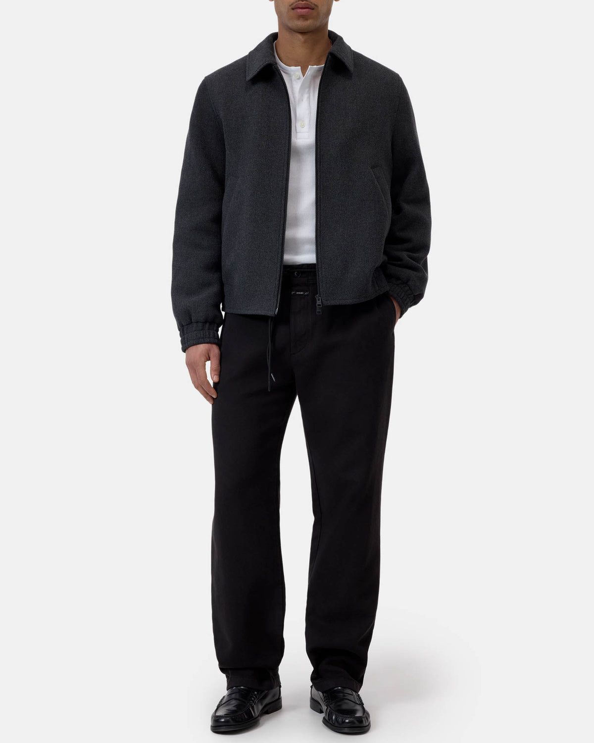 Wool Blouson Jacket