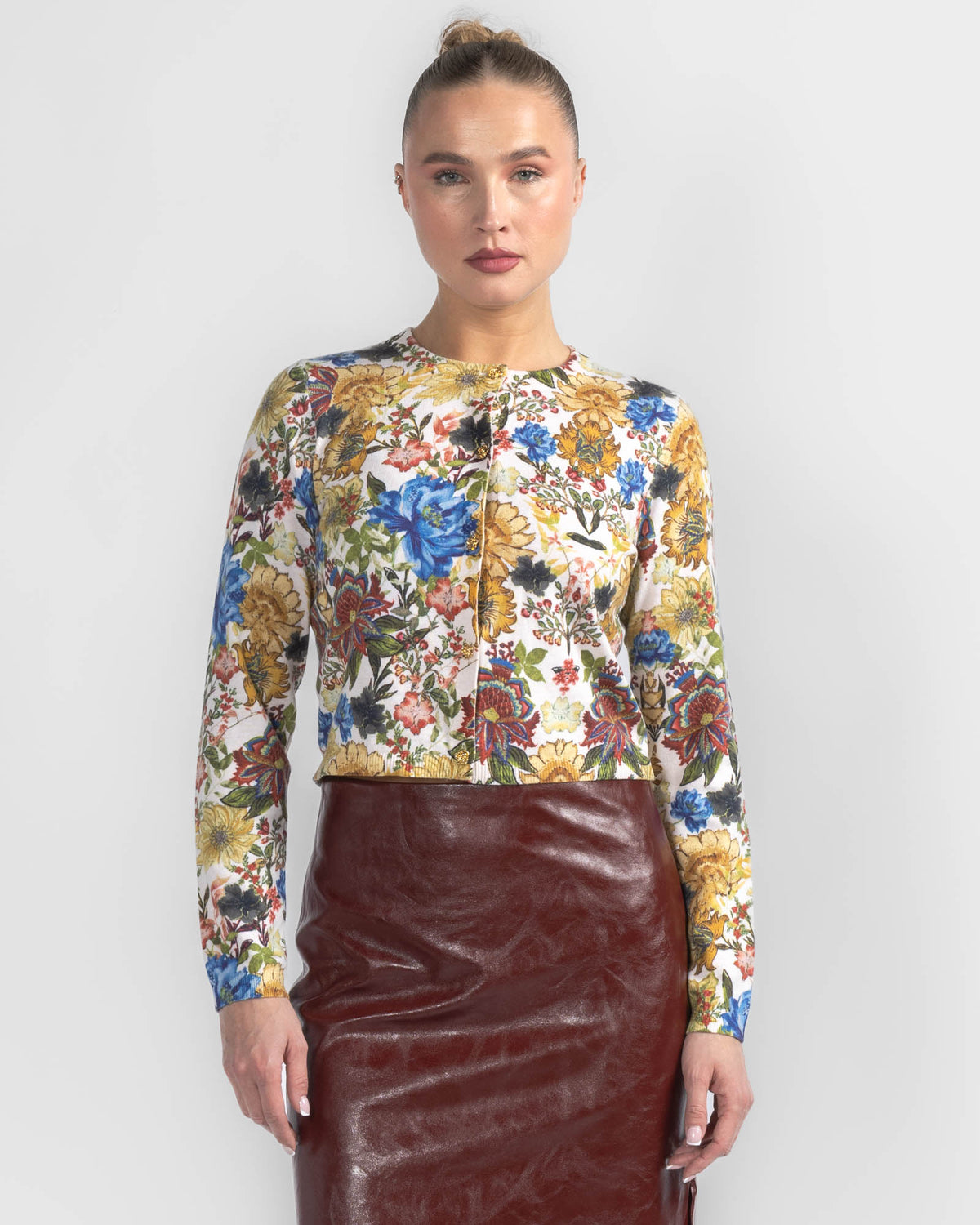 Carson Print Cardigan